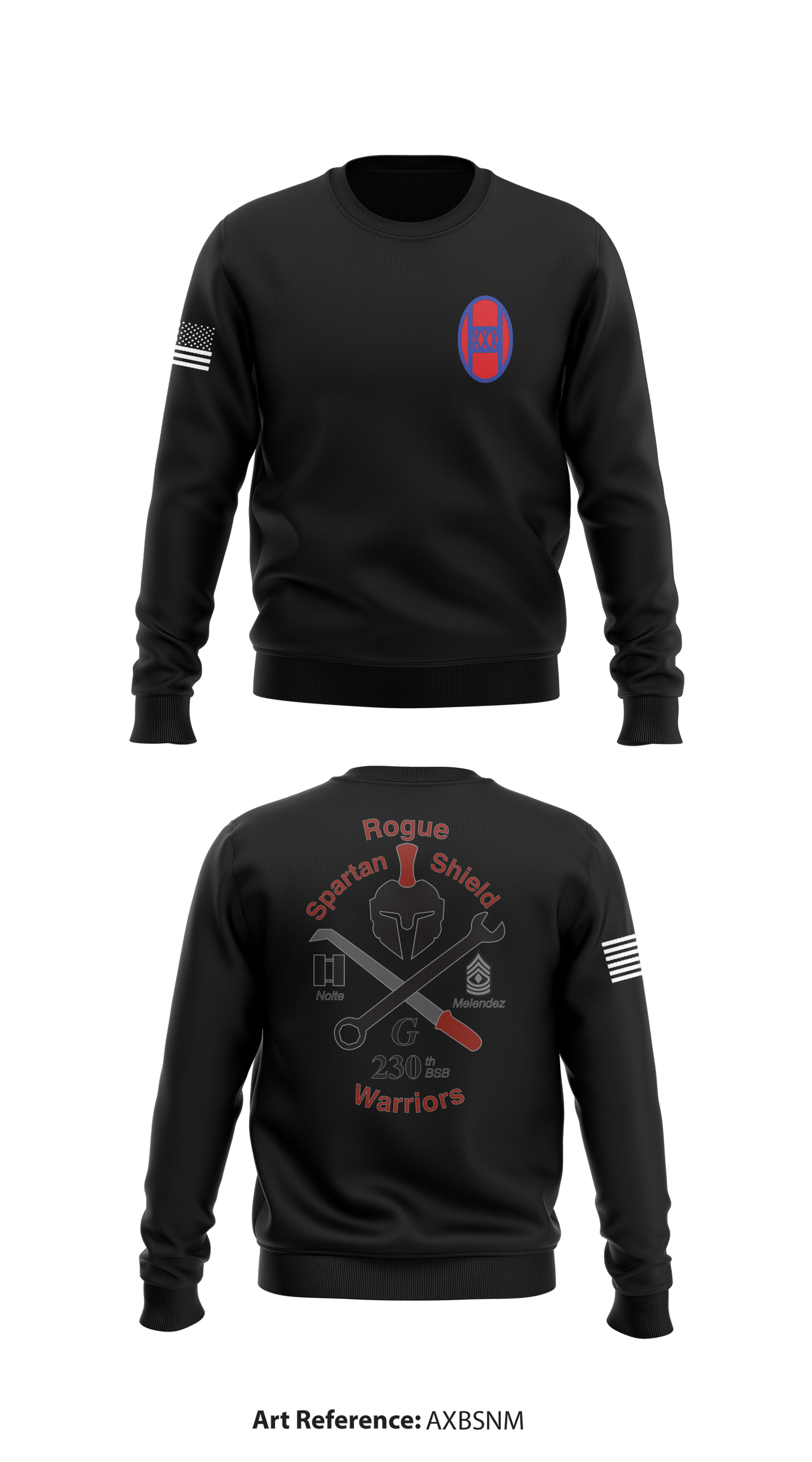 G CO 230th ROGUE Store 1 Core Men's Crewneck Performance Sweatshirt - AXBsNM