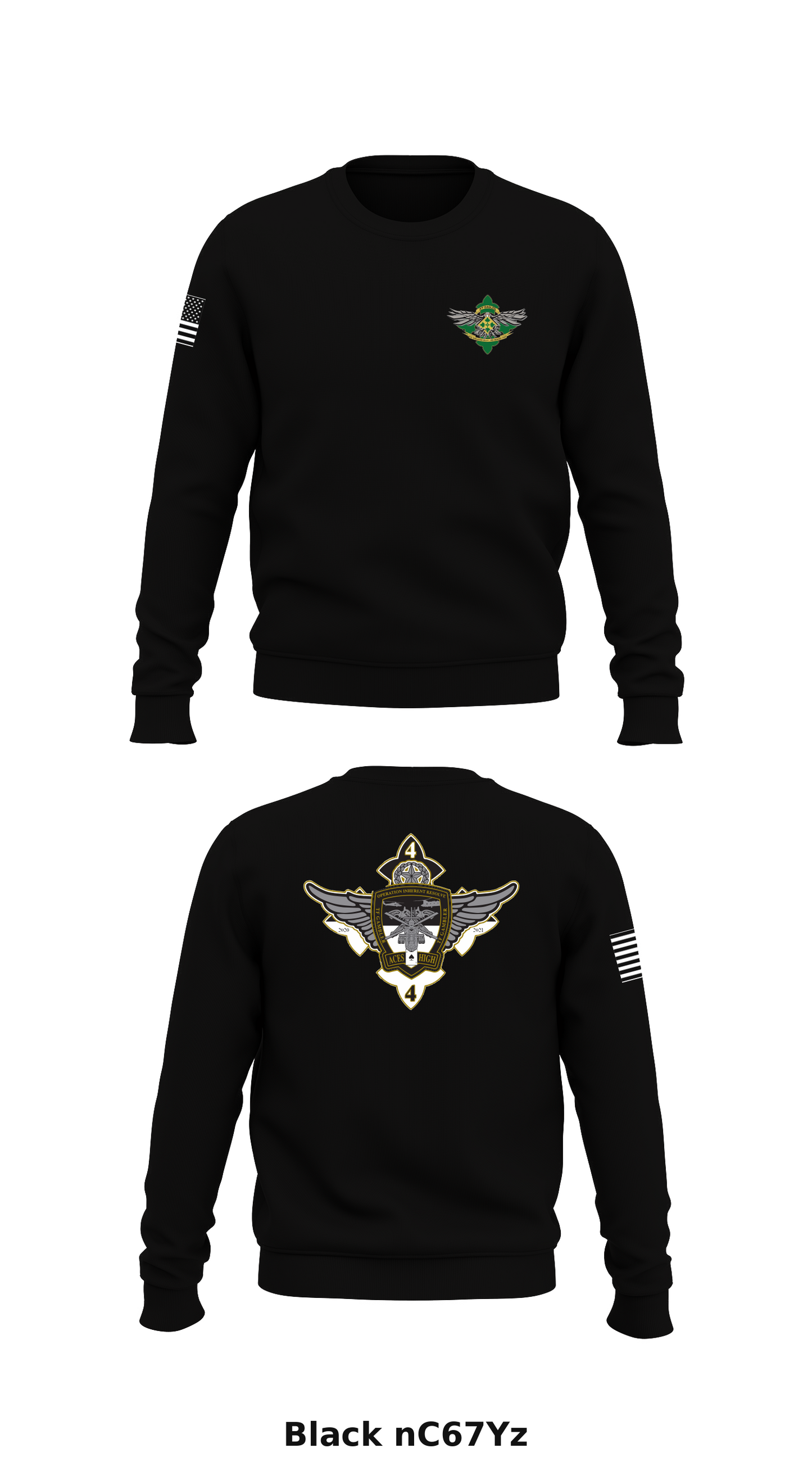 4-4 Attack Battalion Store 1 Core Men's Crewneck Performance Sweatshirt - nC67Yz