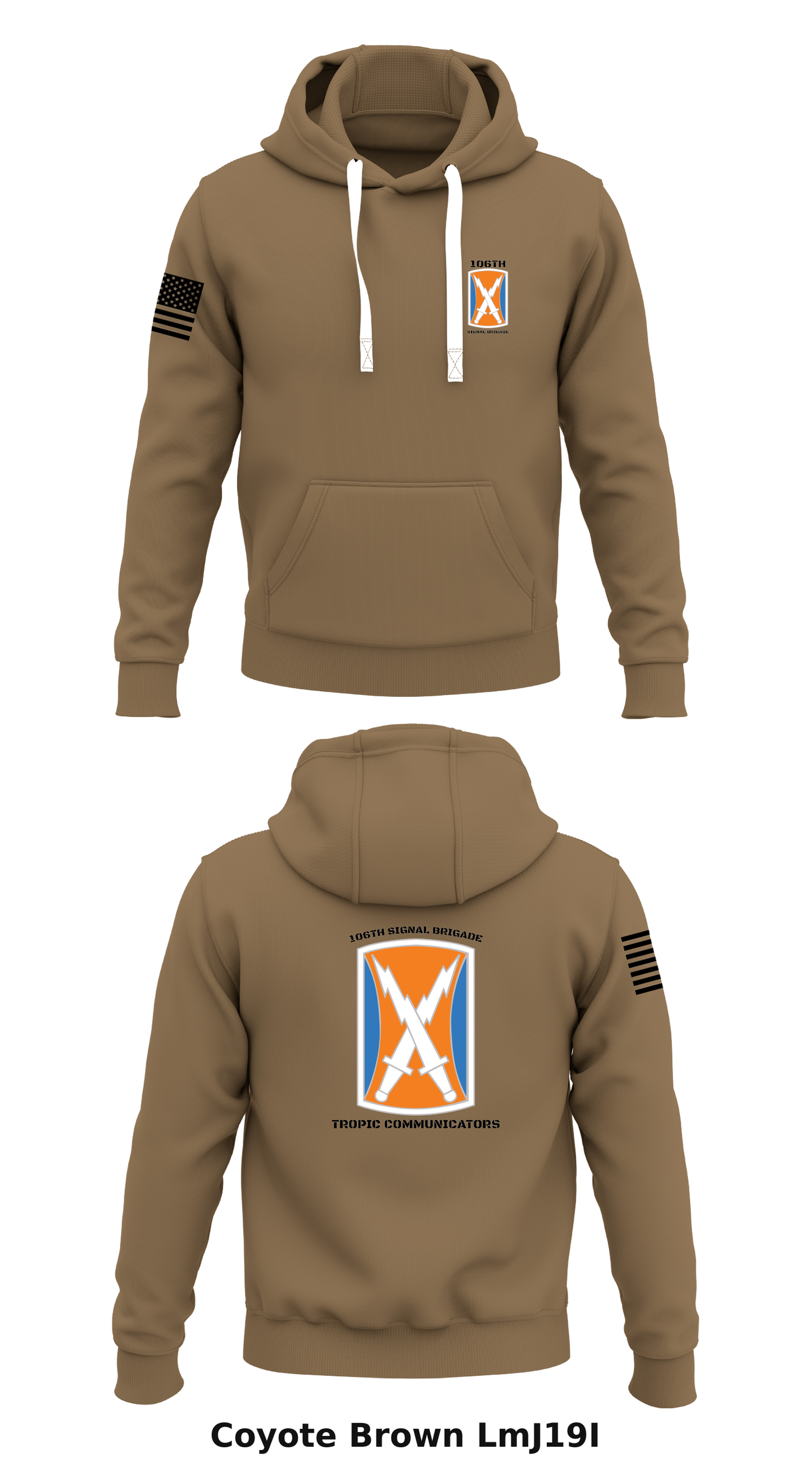 16th Signal Brigade Store 1 Core Men's Hooded Performance Sweatshirt - LmJ19I