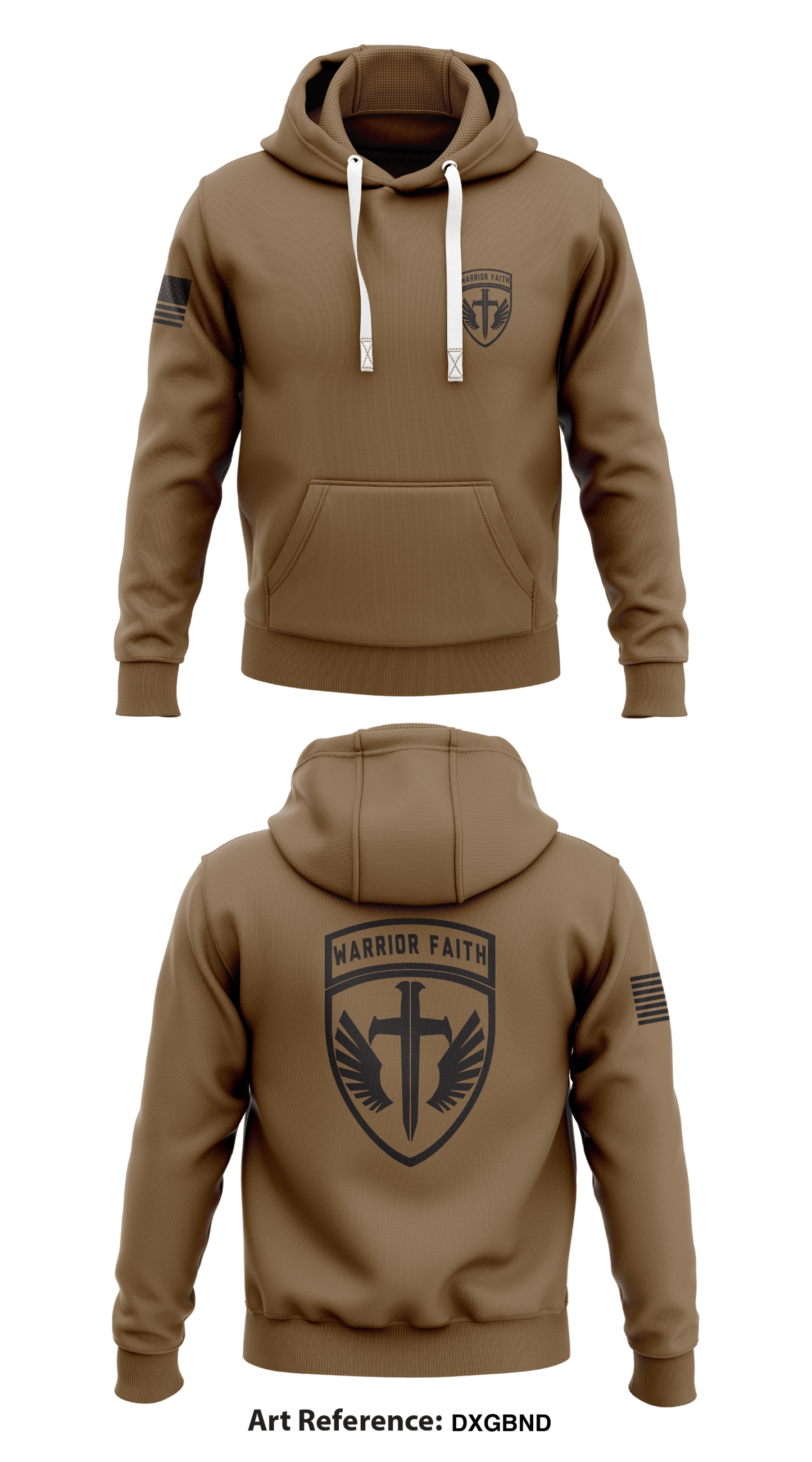 Warrior Faith Store 1 Core Men's Hooded Performance Sweatshirt - DXGBnd