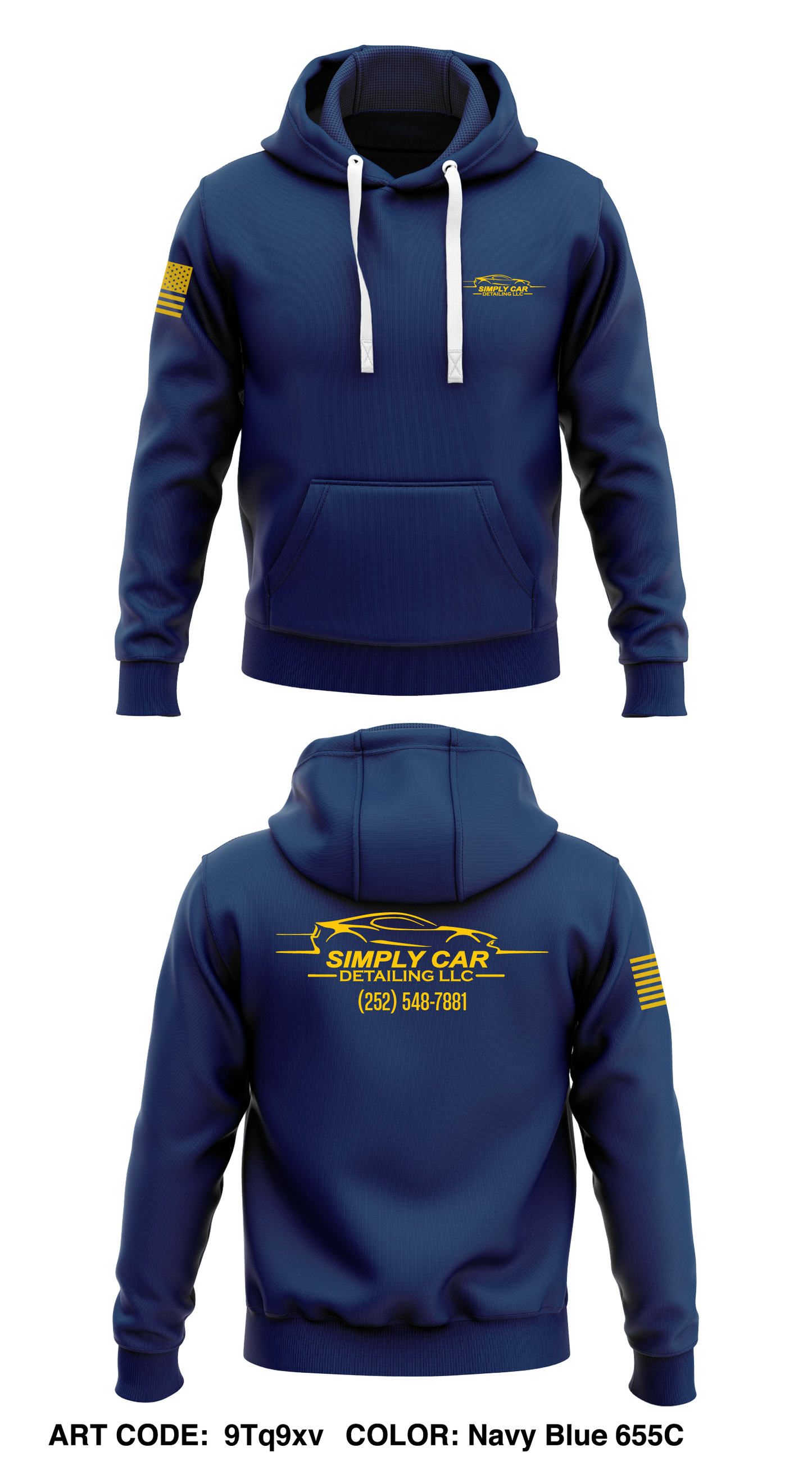 Simply Car Detailing LLC Store 1 Core Men's Hooded Performance Sweatshirt - 9Tq9xv