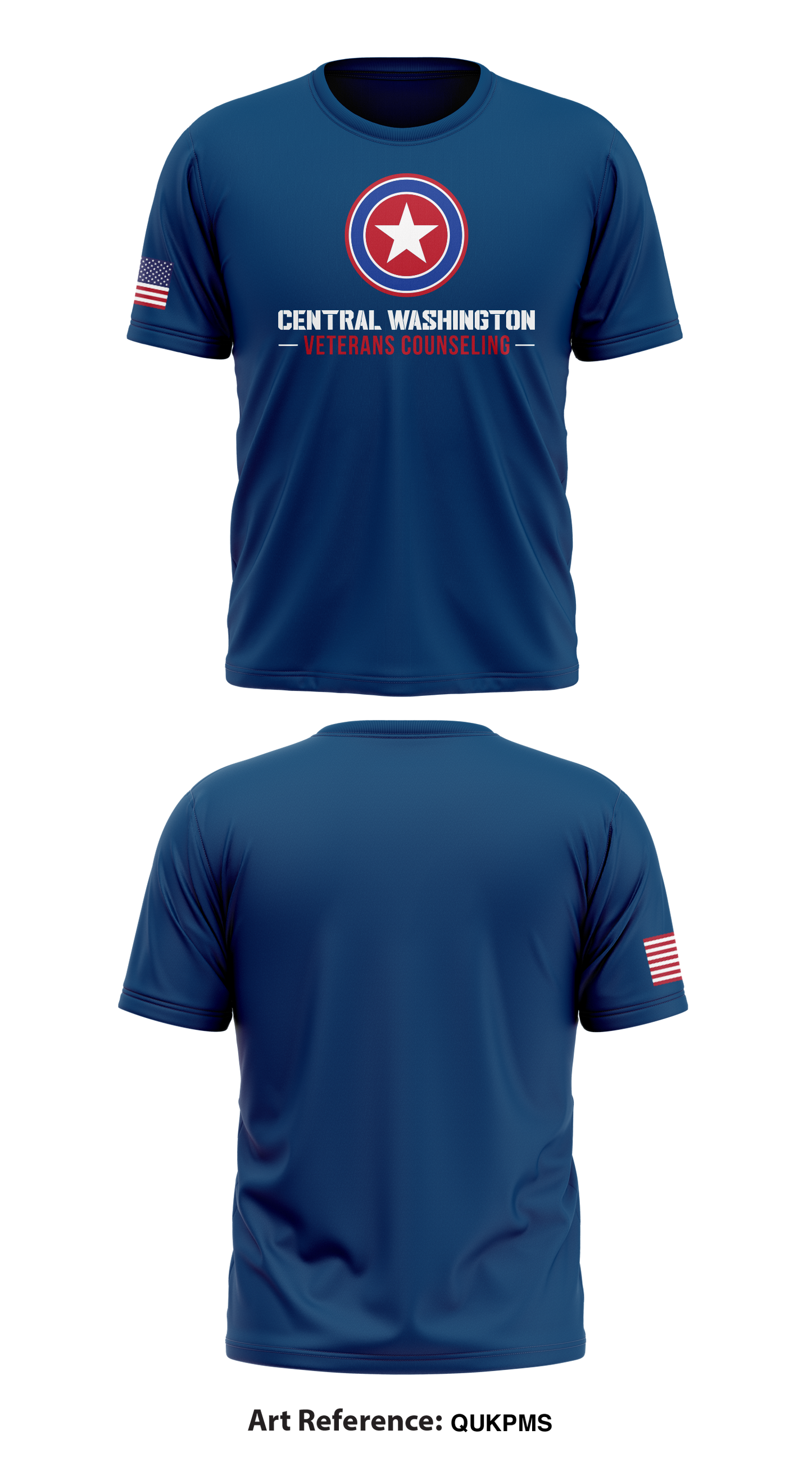 Centers Washington Veterans Counseling Store 1 Core Men's SS Performance Tee - QuKpms