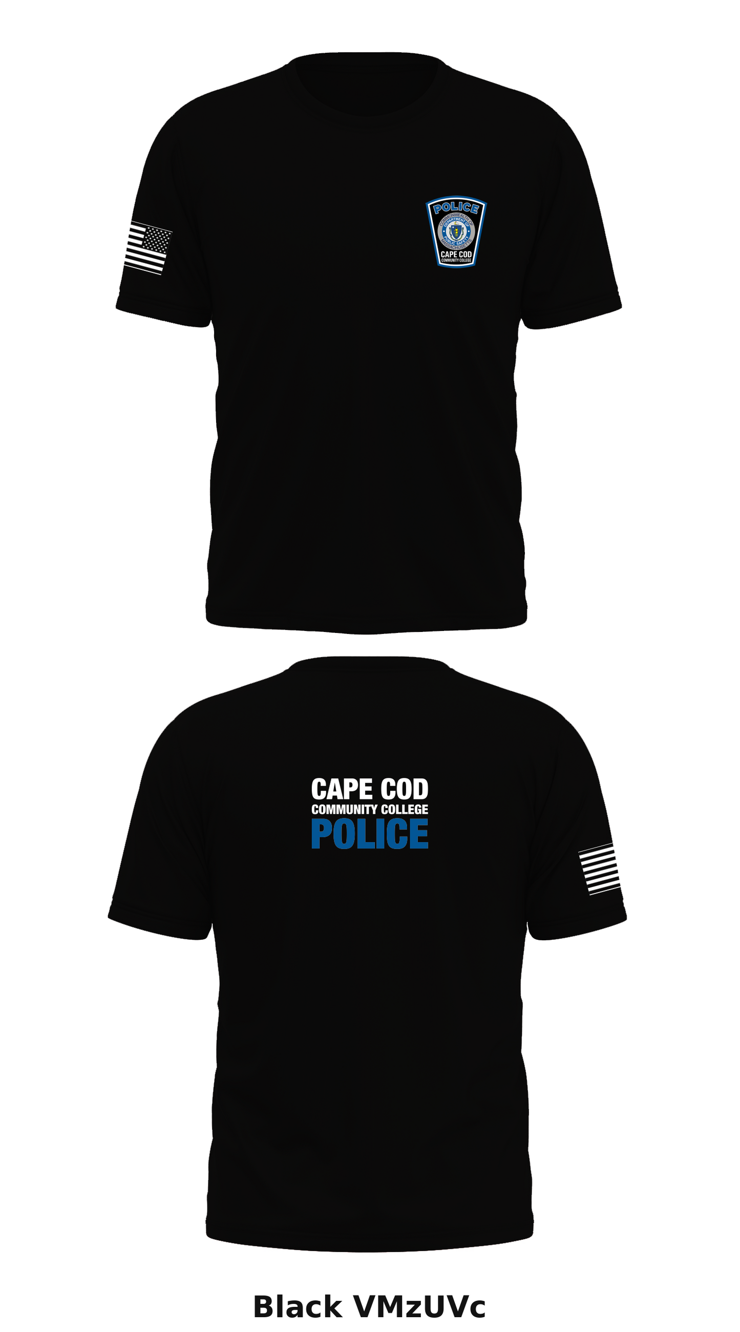 Cape Cod Community College Police Department Store 1 Core Men's SS Performance Tee - VMzUVc
