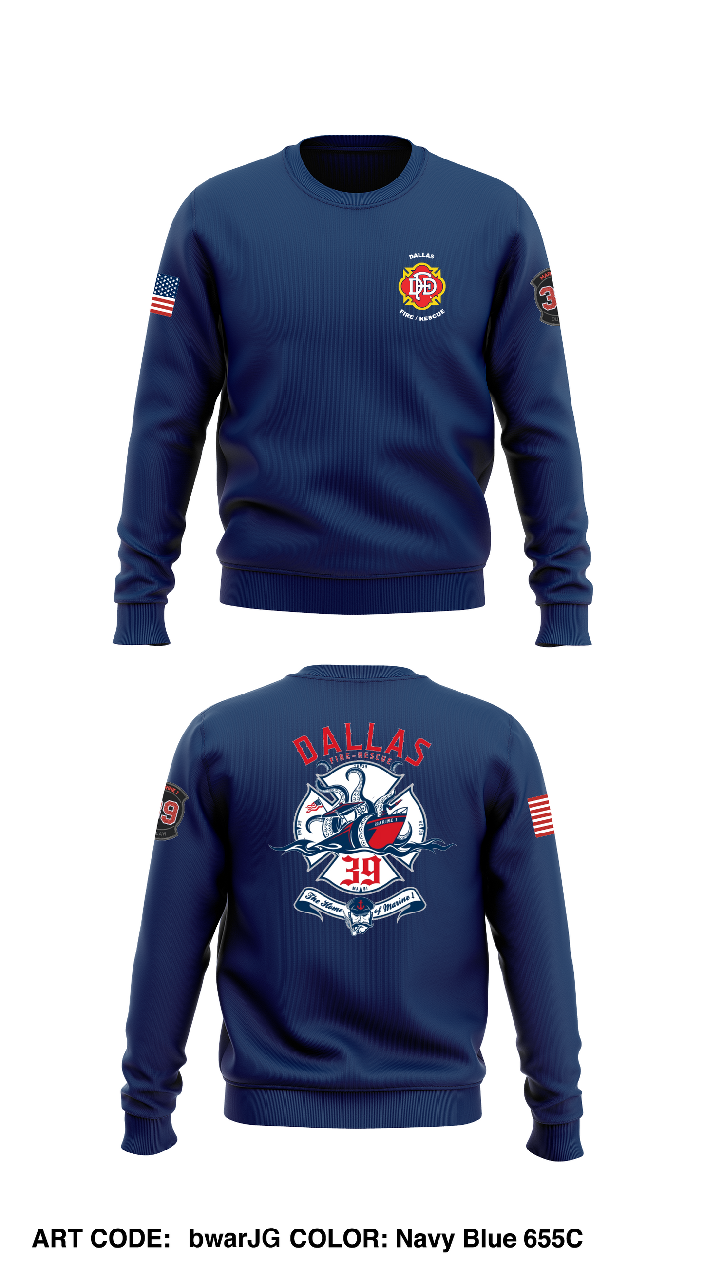 Prixmium Tack Trunks Store 1 Core Men's Crewneck Performance Sweatshirt - bwarJG