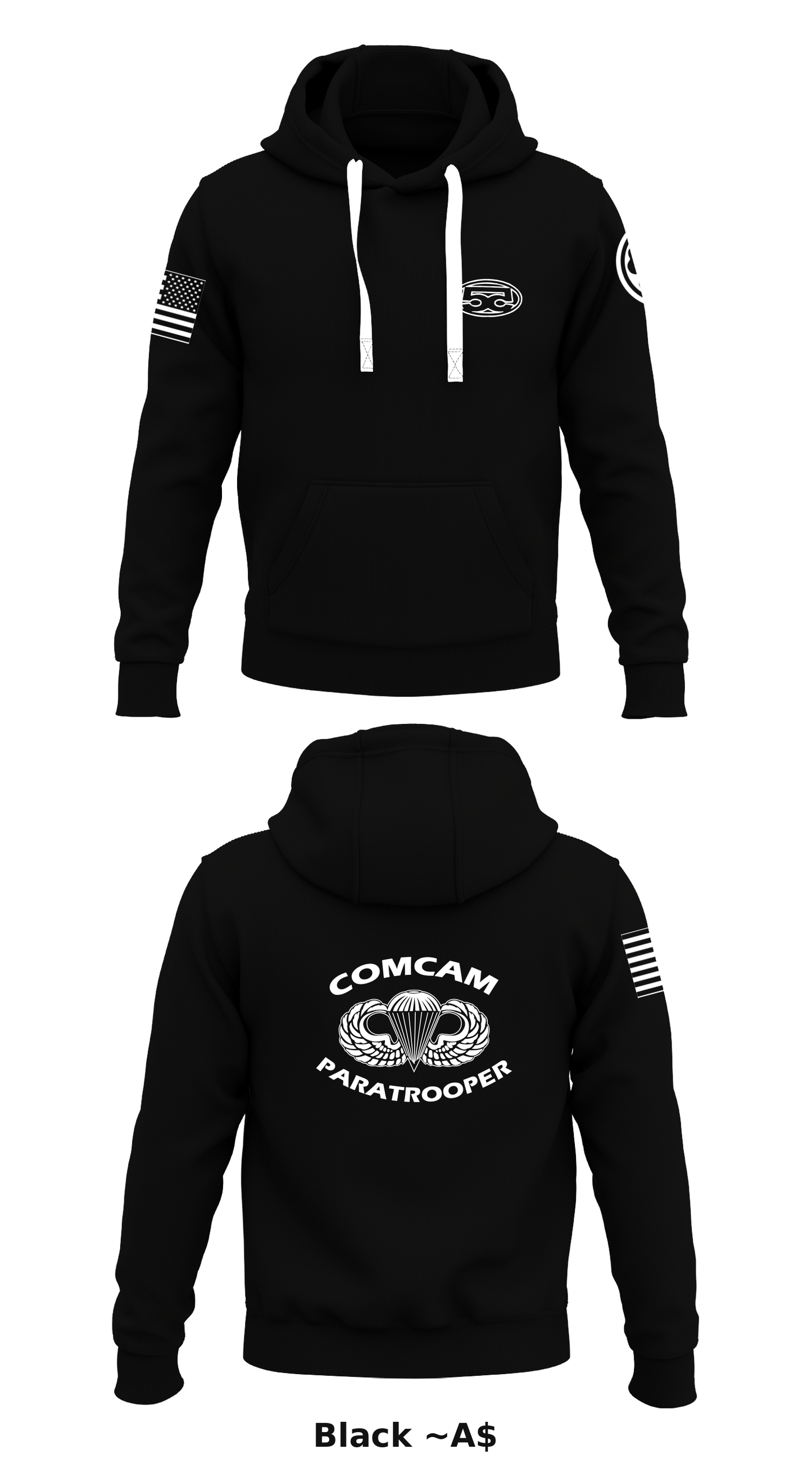 55th Signal Company (COMCAM) Store 1 Core Men's Hooded Performance Sweatshirt - ~A$