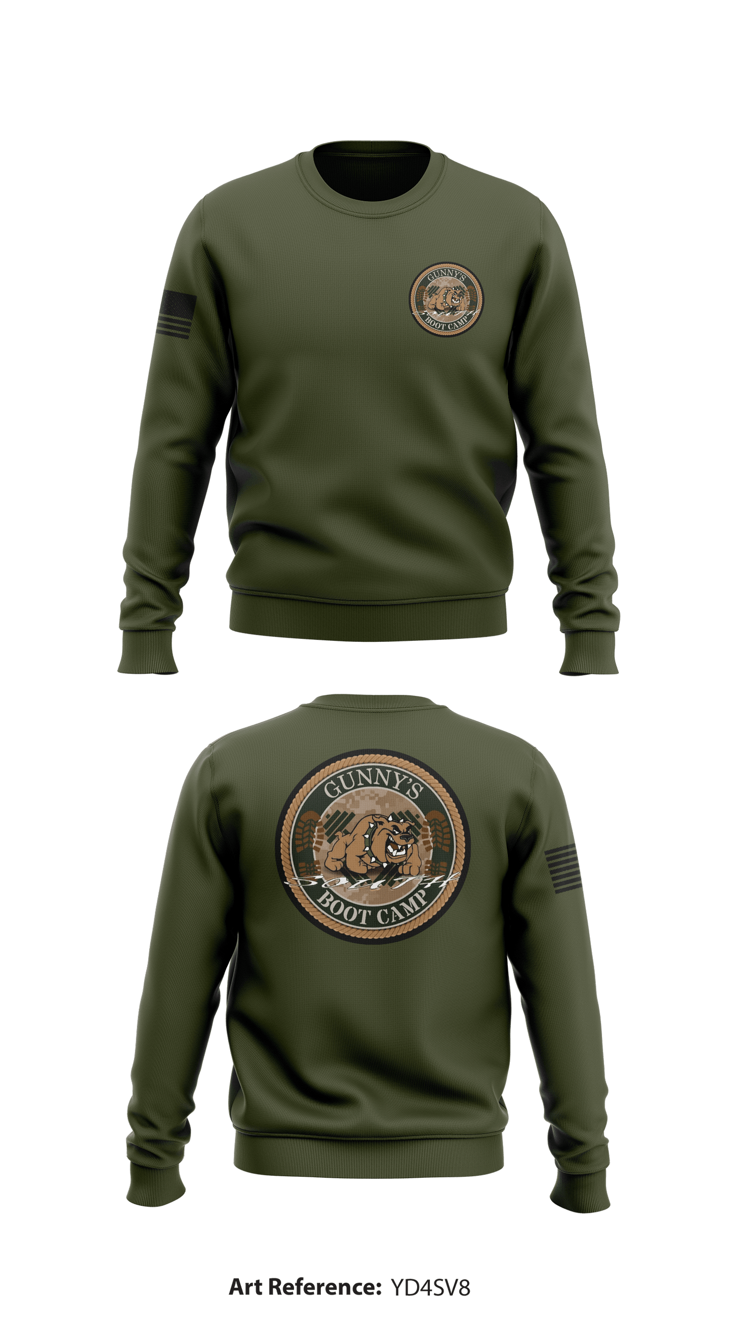 Gunny's South Store 1 Core Men's Crewneck Performance Sweatshirt - YD4Sv8