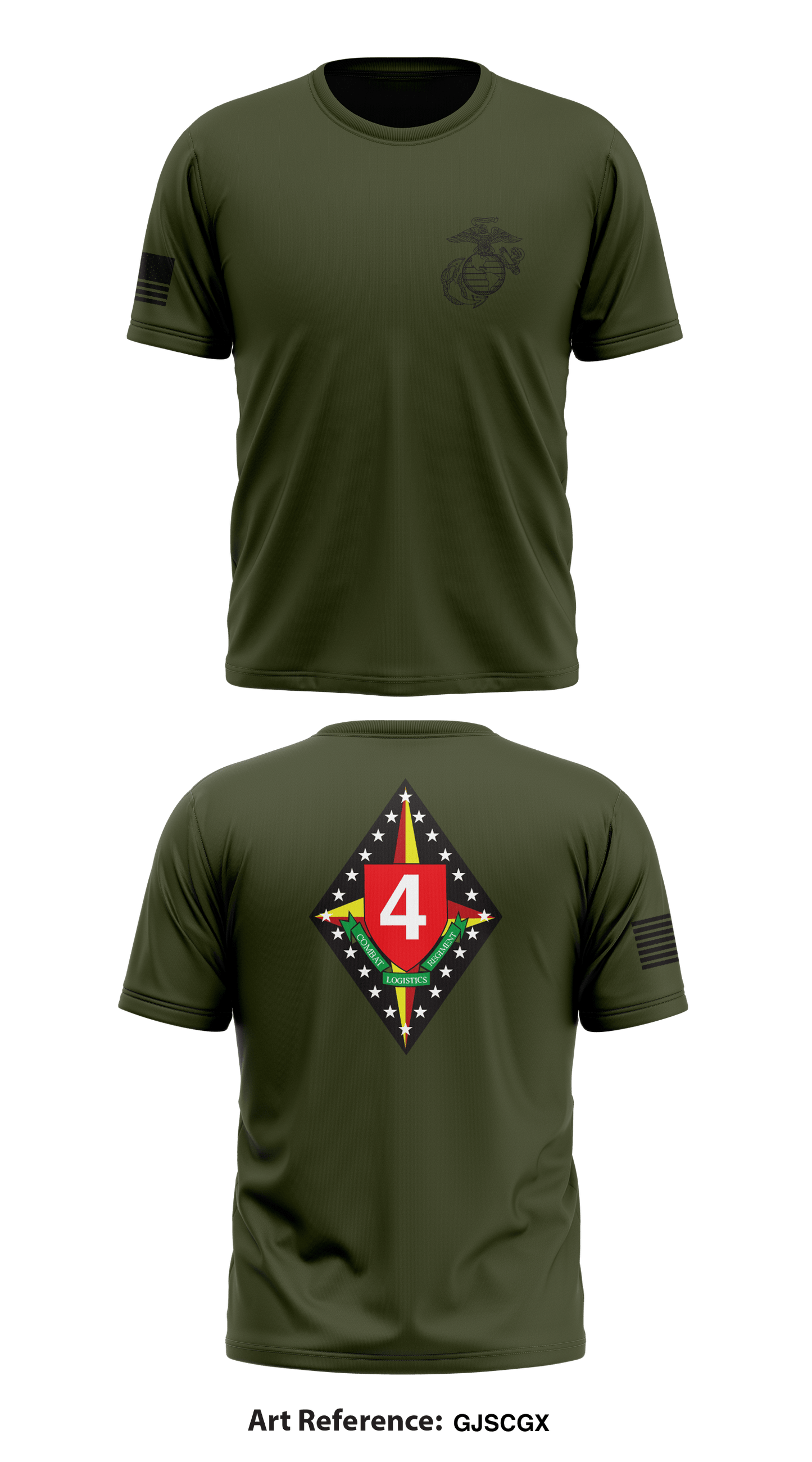 COMBAT LOGISTICS REGIMENT 4 Store 1 Core Men's SS Performance Tee - gJScgx