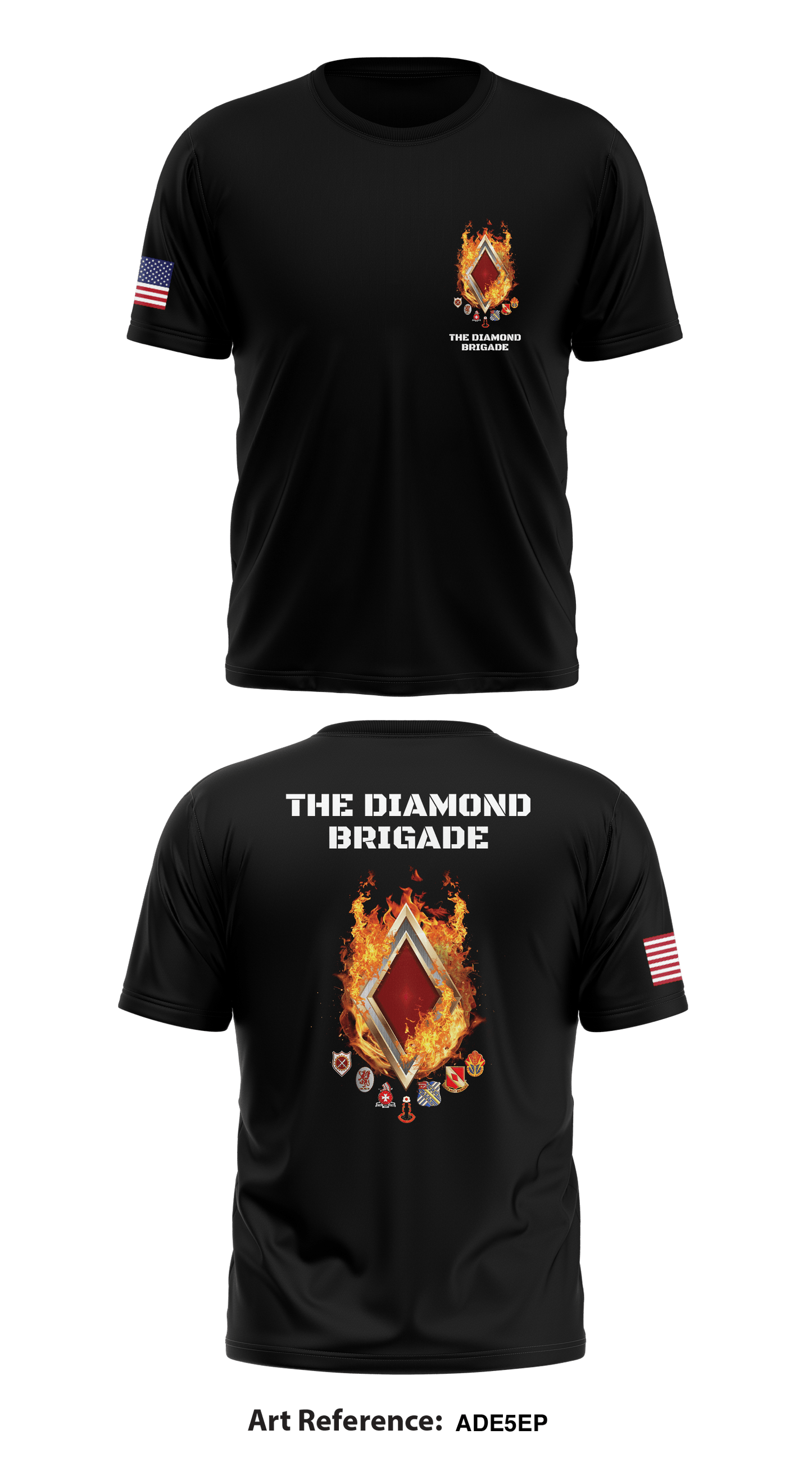 The Diamond Brigade Store 1 Core Men's SS Performance Tee - ADe5eP