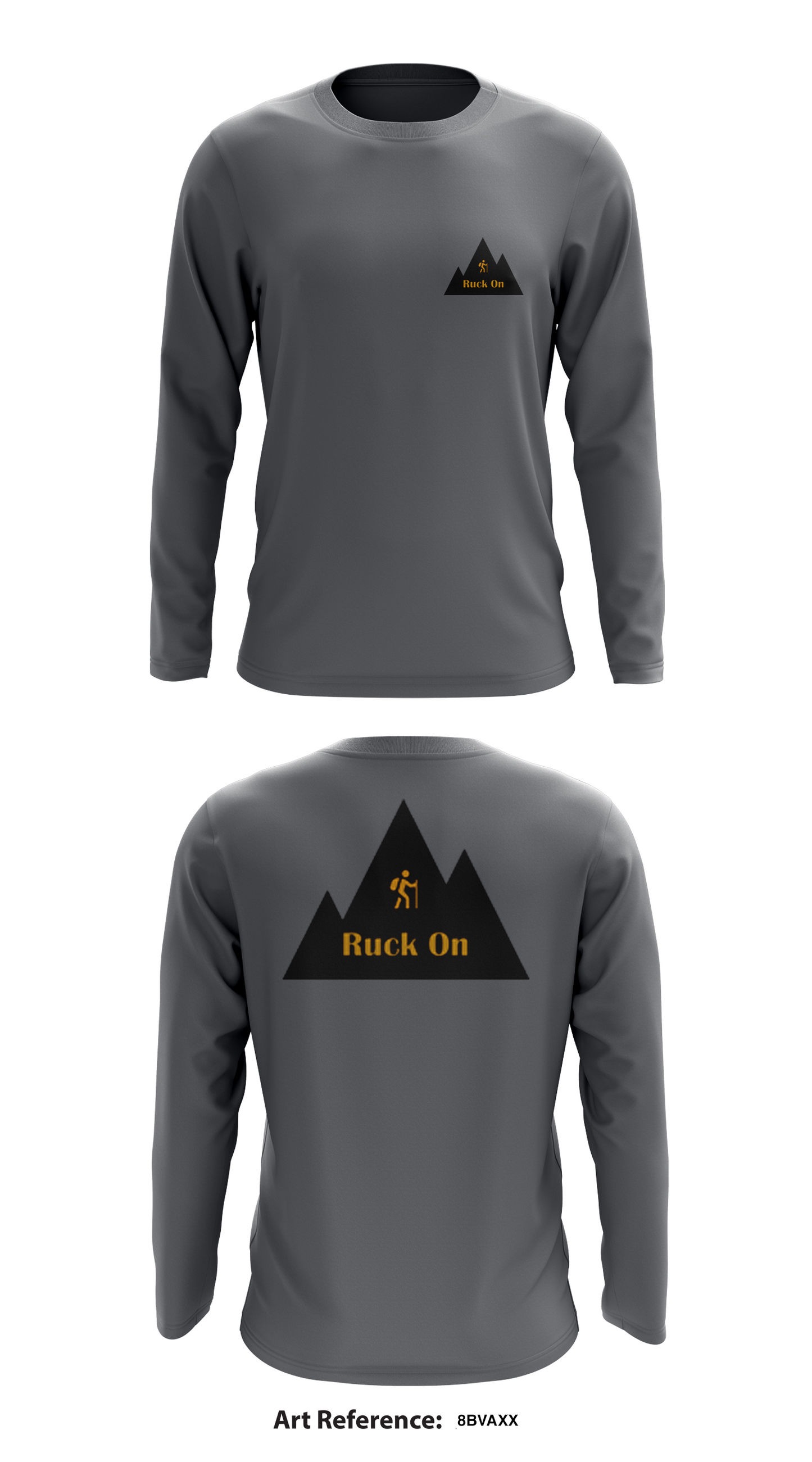 Ruck On Core Men's LS Performance Tee - 8bvaXX