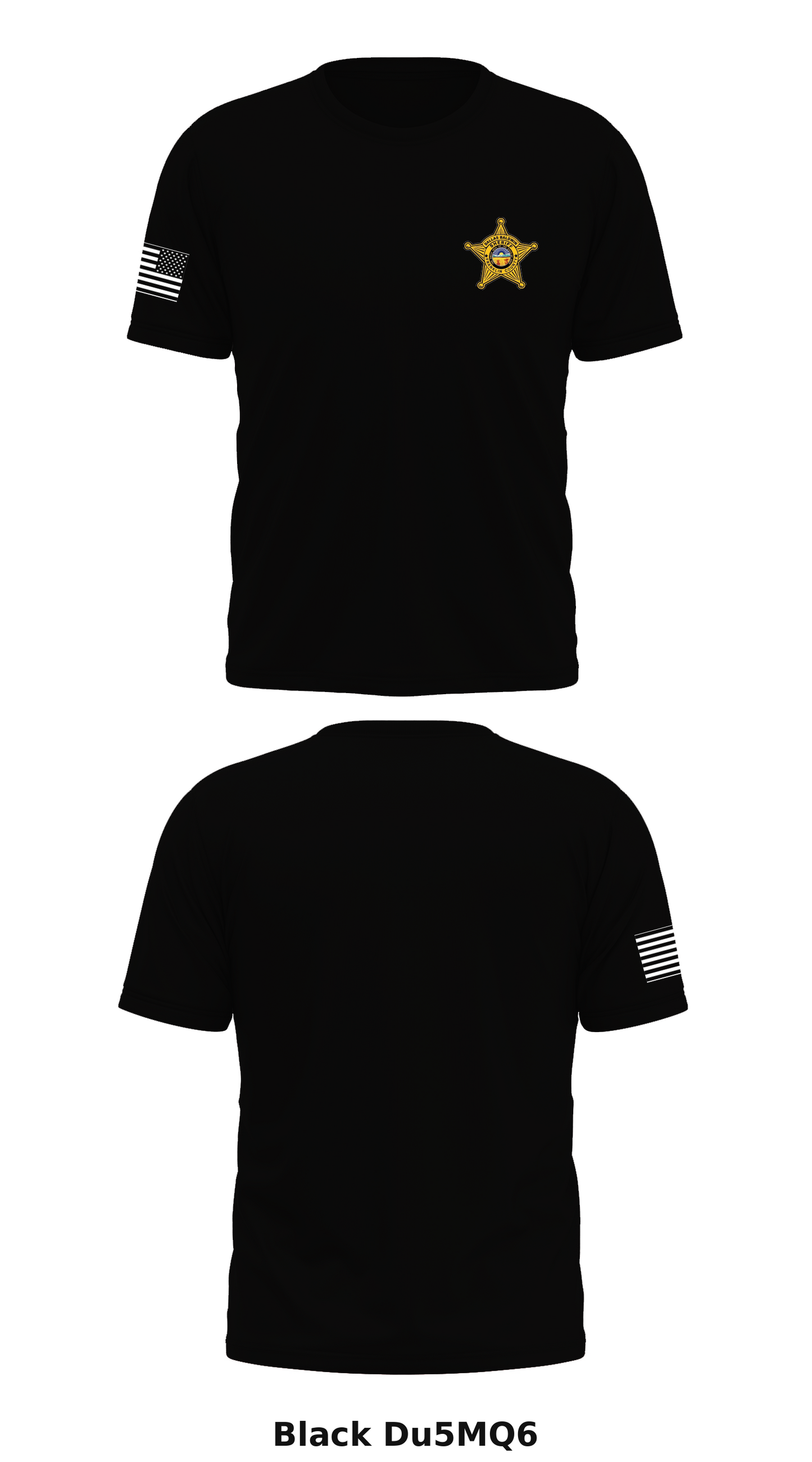 Franklin County Sheriffs Department Store 1 Core Men's SS Performance Tee - Du5MQ6