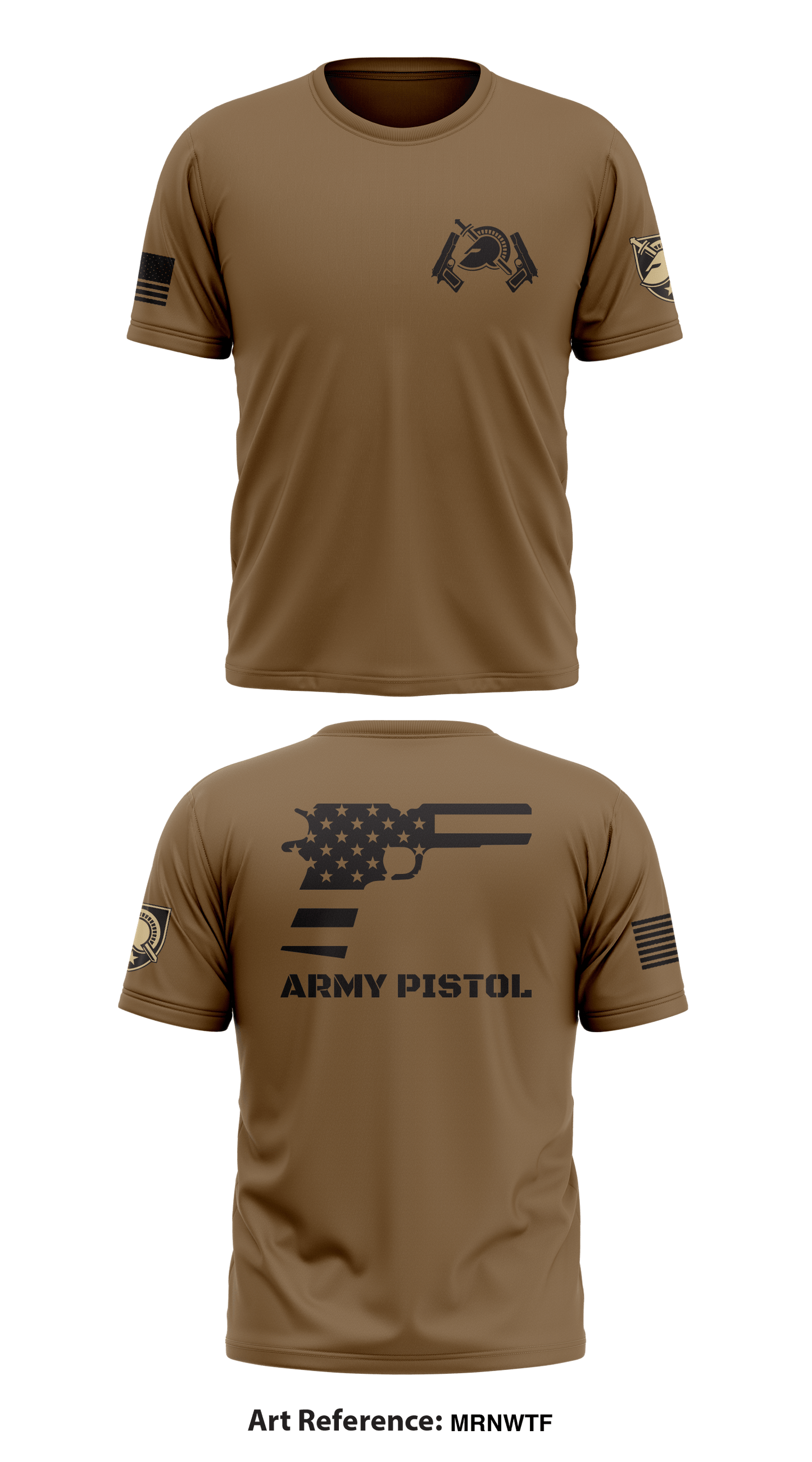 Army PistolArmy Pistol Store 1 Core Men's SS Performance Tee - MrnwTF