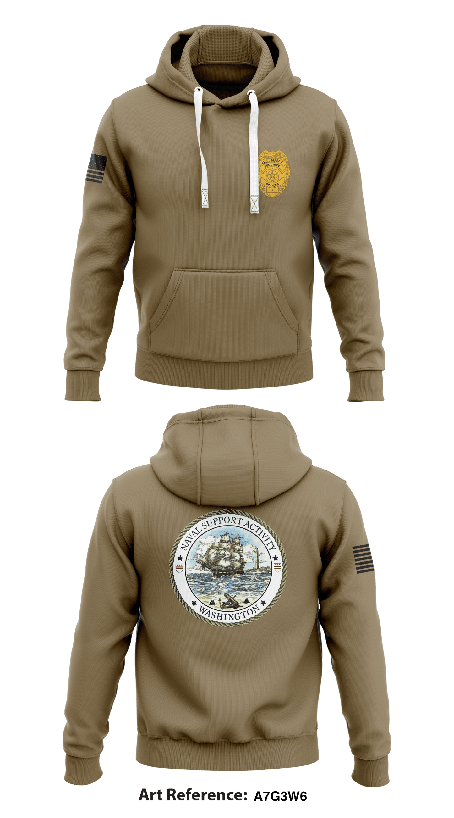 NSF Washington Core Men's Hooded Performance Sweatshirt - A7g3w6