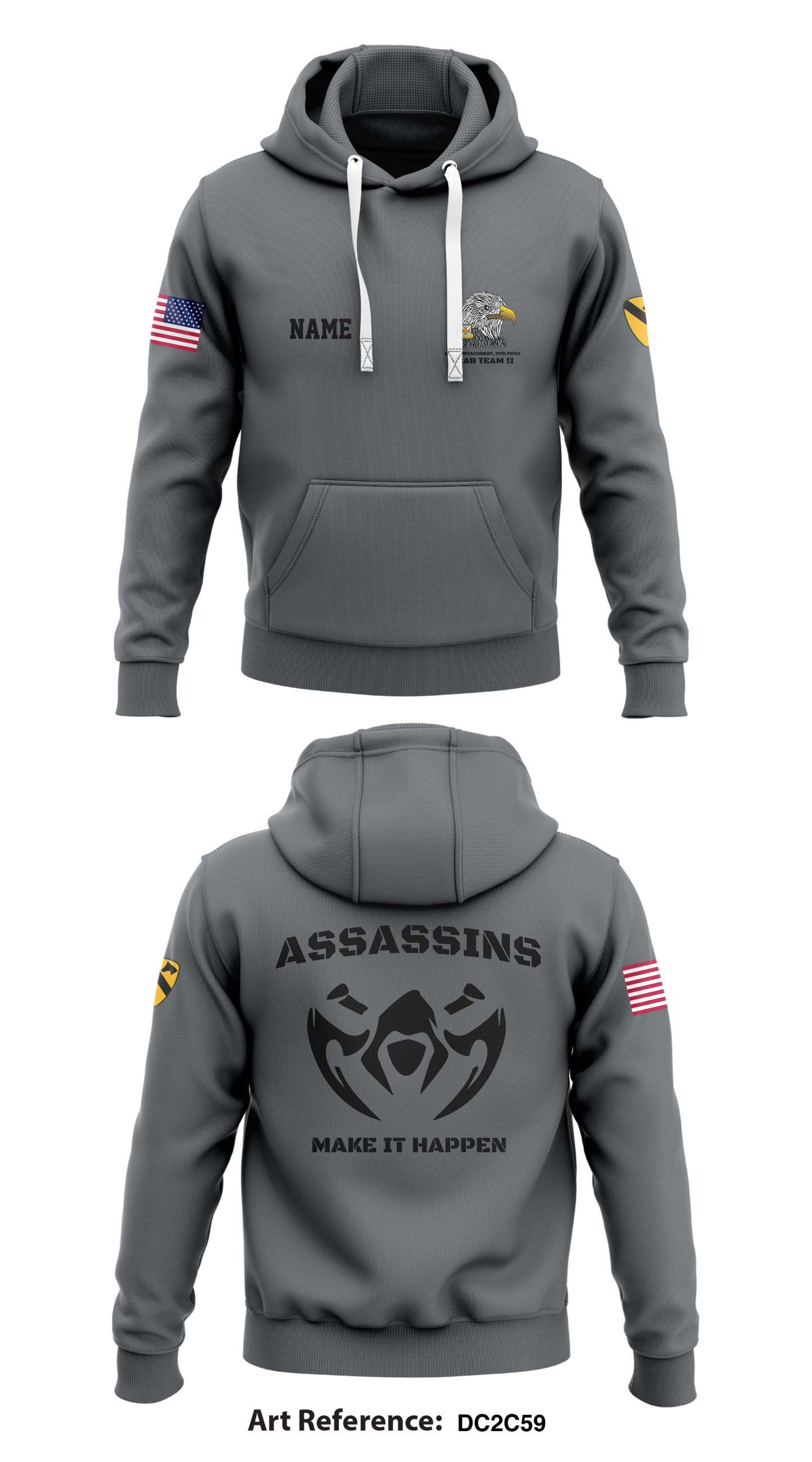 A DET / 15th FMSU Store 1 Core Men's Hooded Performance Sweatshirt - DC2c59