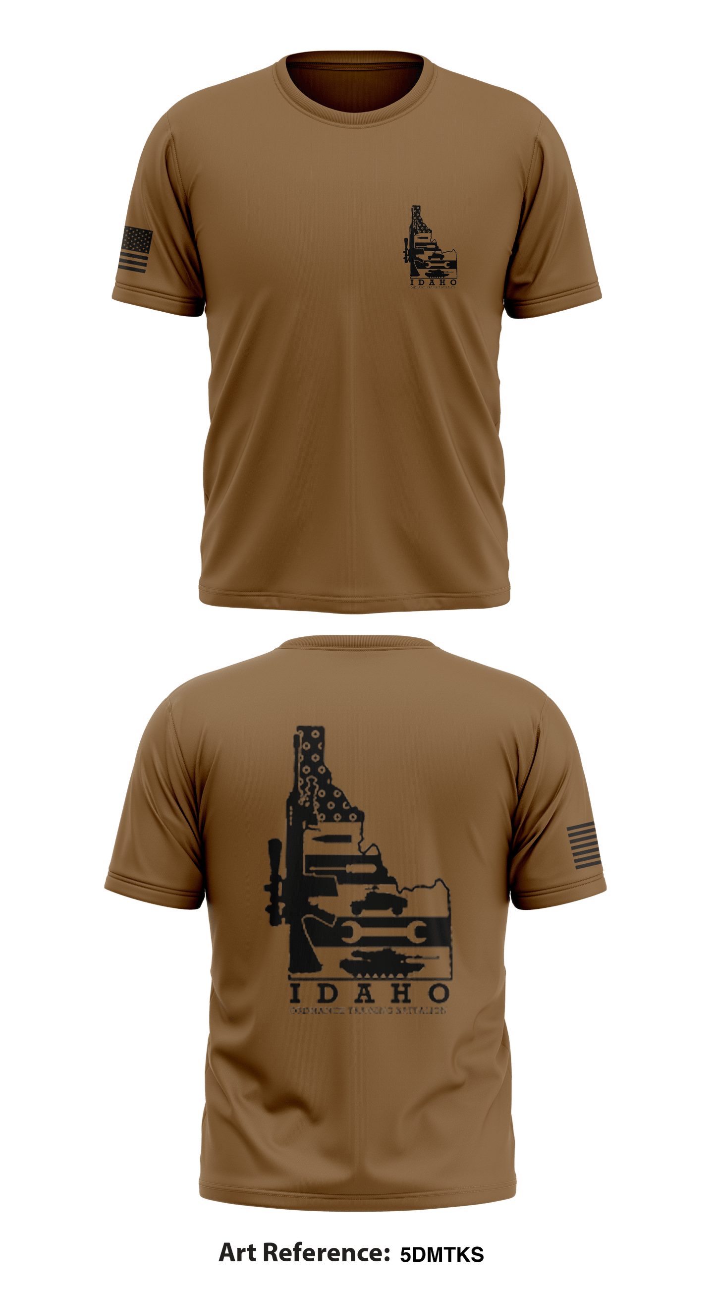 Idaho RTS-M Store 1 Core Men's SS Performance Tee - 5dmTks