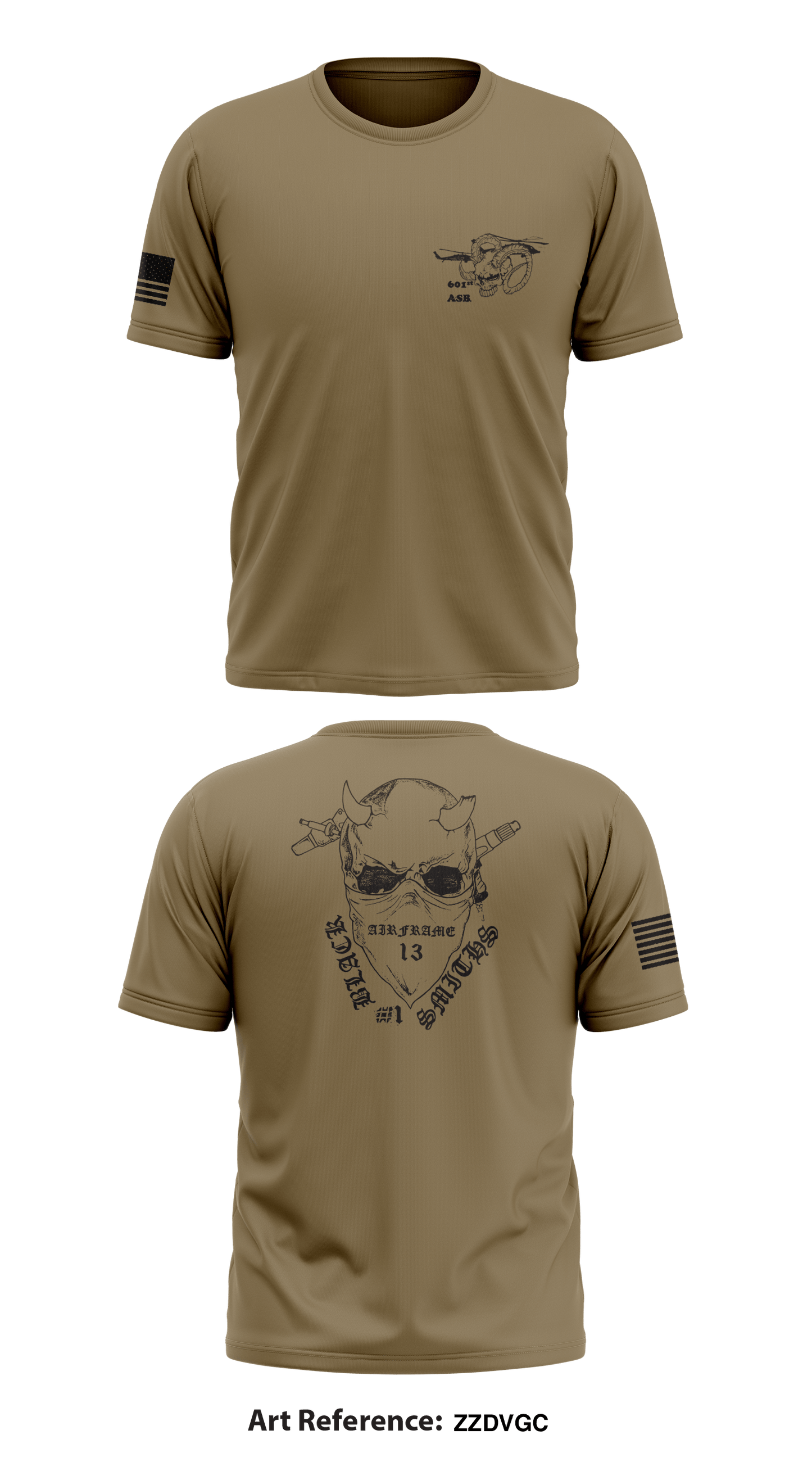 601st ASB Bco Store 1 Core Men's SS Performance Tee - zzdVgc
