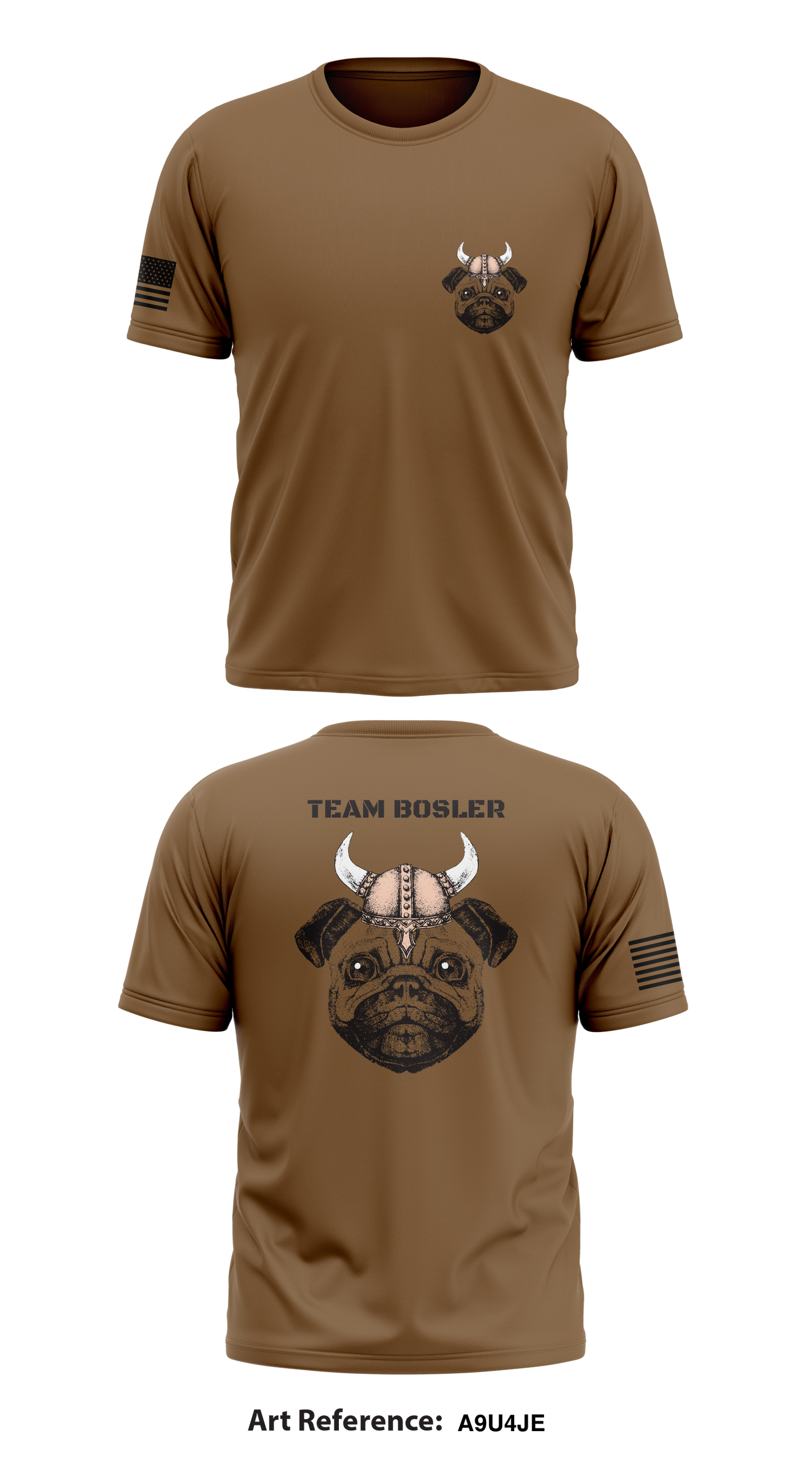 Team Bosler Store 1 Core Men's SS Performance Tee - A9u4Je