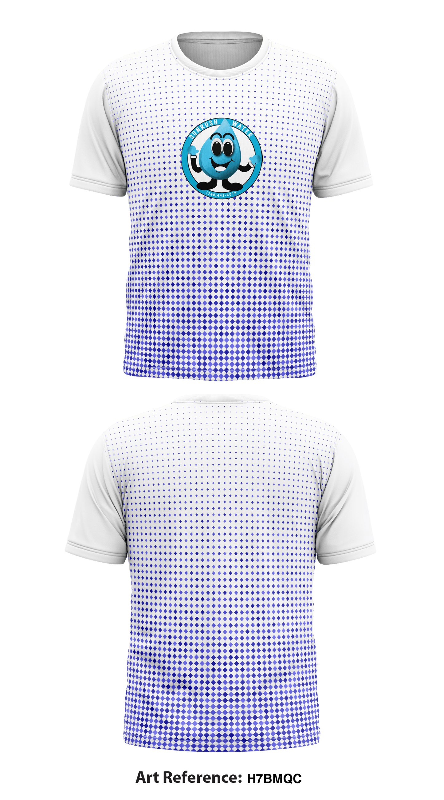 Sunrush Water Store 1 Core Men's SS Performance Tee - H7BmQC