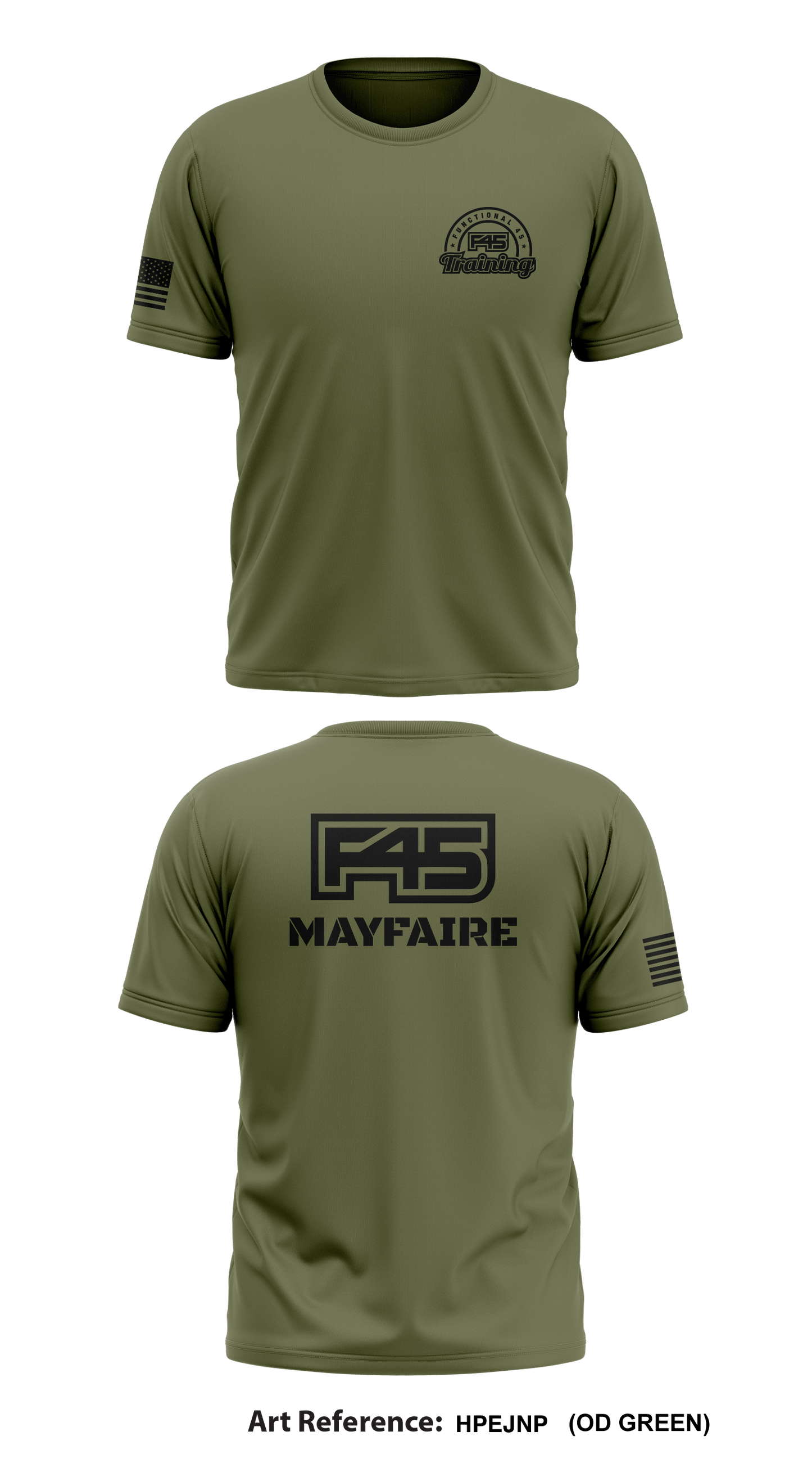 F45 Training Mayfaire Store 1 Core Men's SS Performance Tee - HpejNp