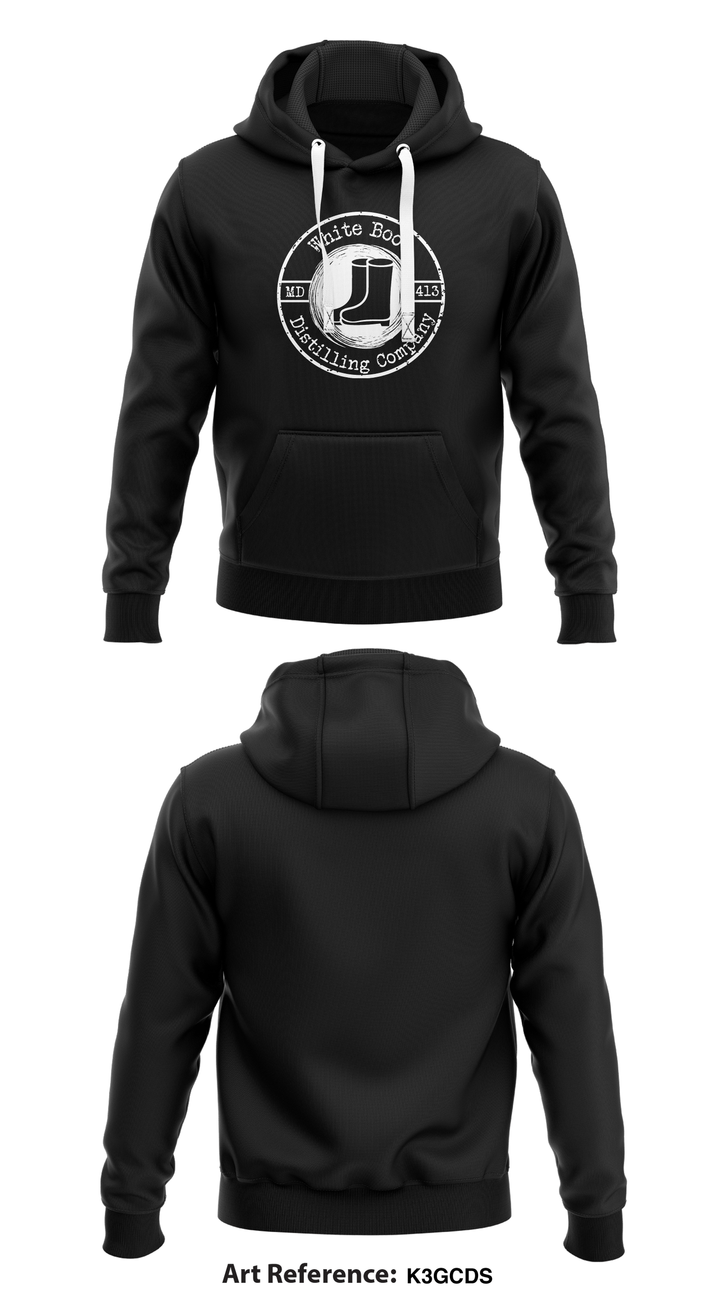 White Boot Distilling Company. Store 1 Core Men's Hooded Performance Sweatshirt - k3gCDs