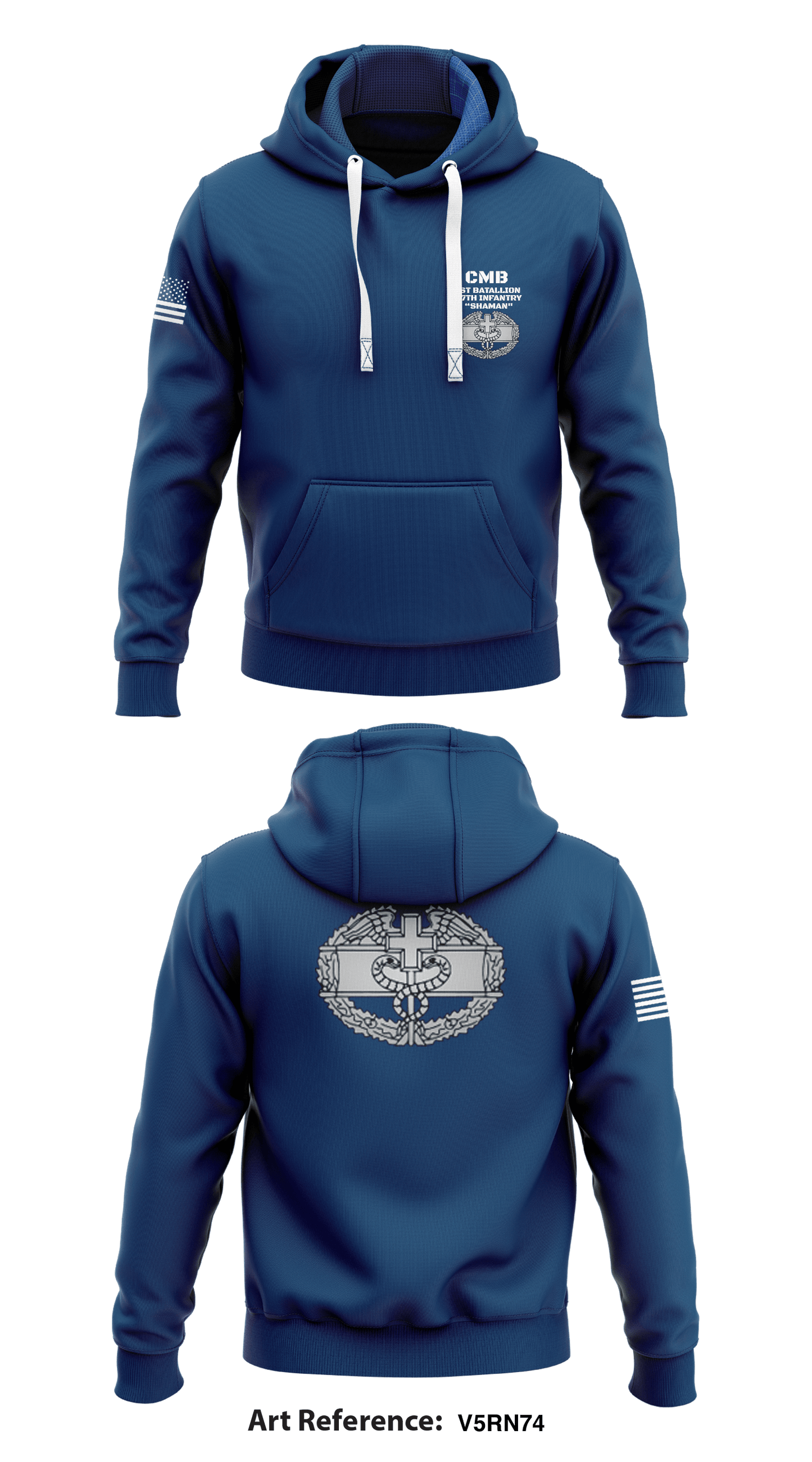 1st Batallion 17th Infantry Store 1 Core Men's Hooded Performance Sweatshirt - v5rn74