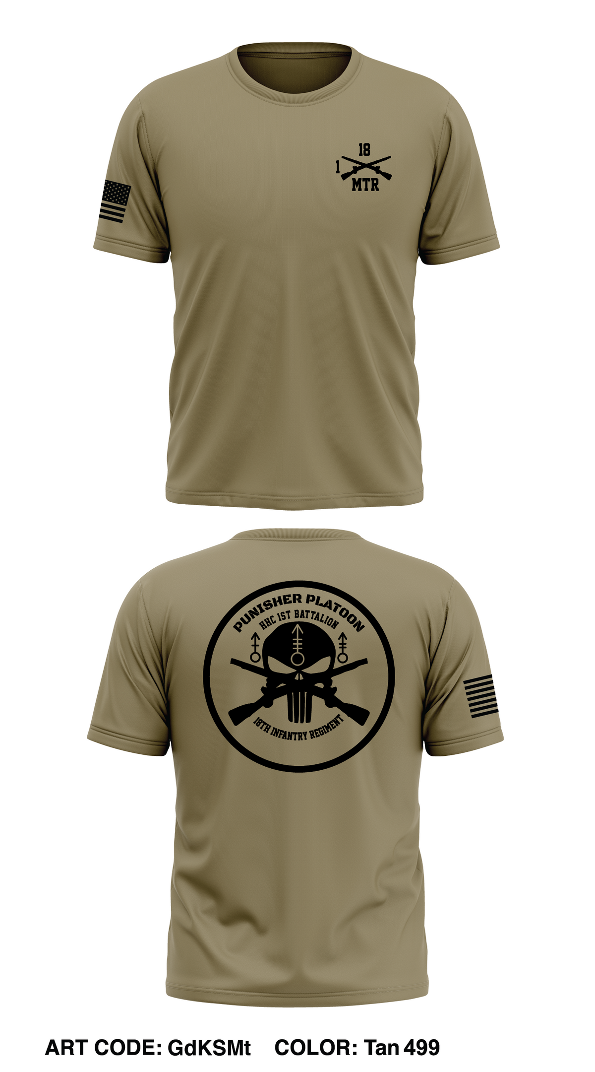 HHC 1-18IN Mortars Store 1 Core Men's SS Performance Tee - GdKSMt