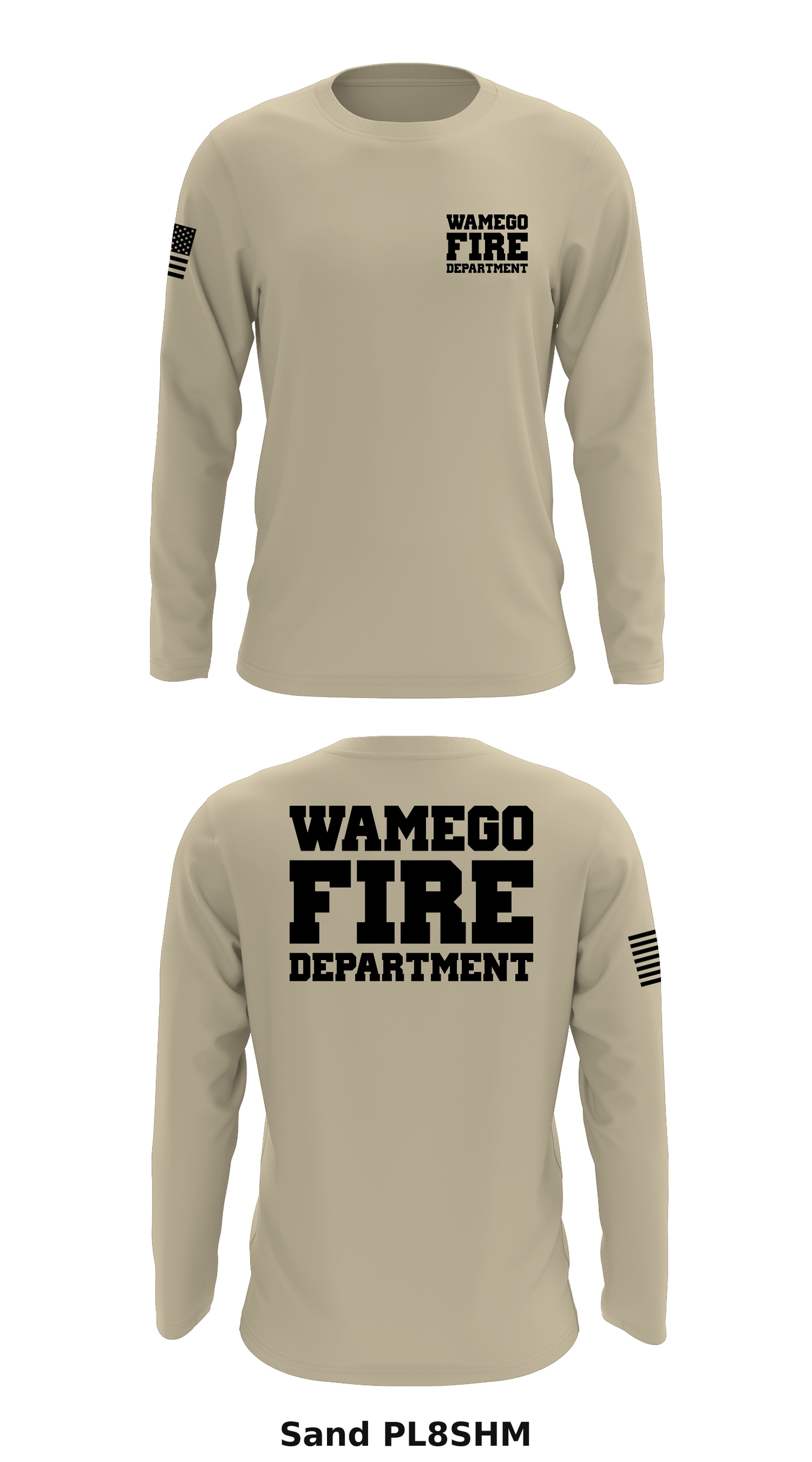 Wamego Fire Dept. Store 1 Core Men's LS Performance Tee - PL8SHM