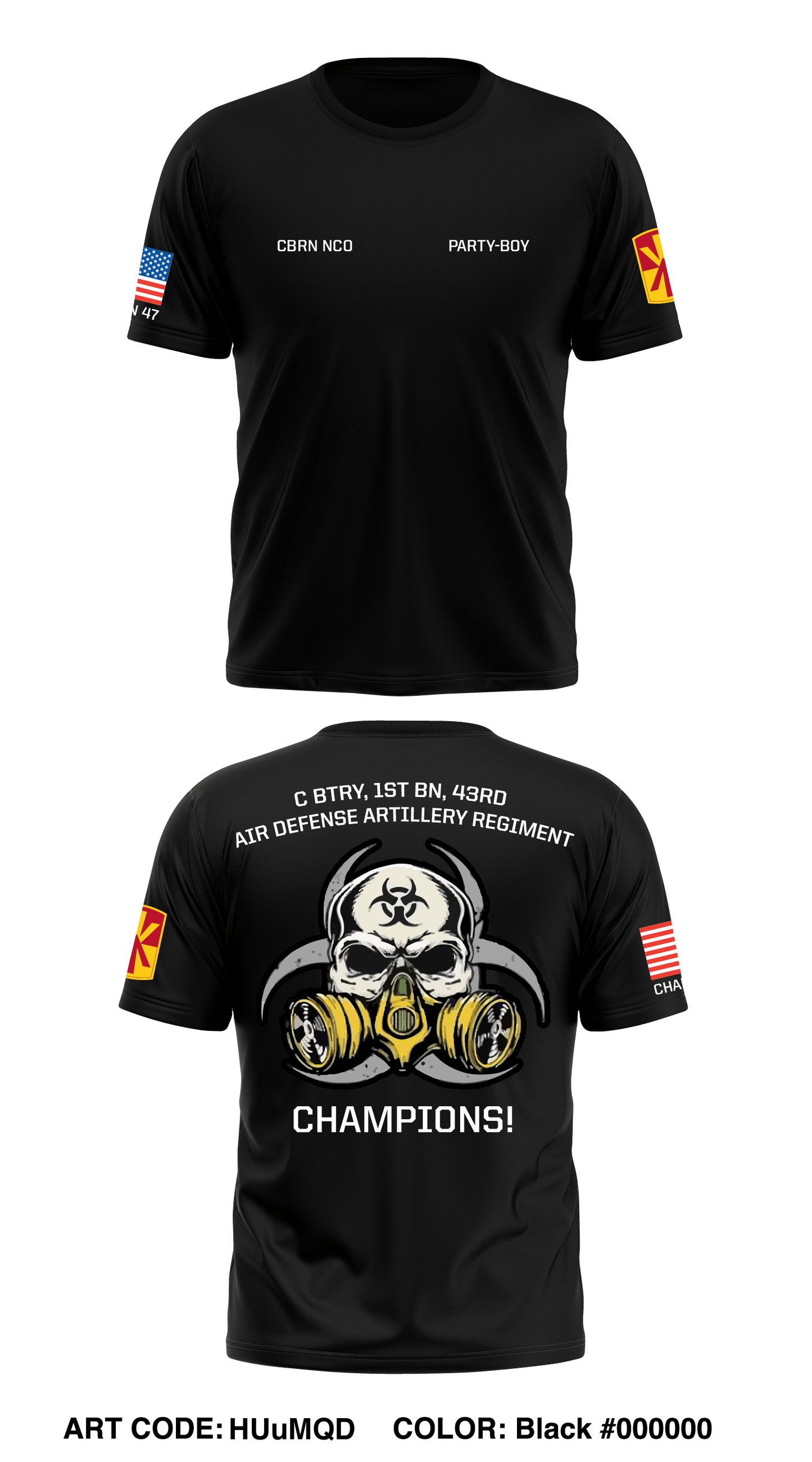 C Battery, 1st BN, 43rd ADA Regiment Store 1 Core Men's SS Performance Tee - HUuMQD