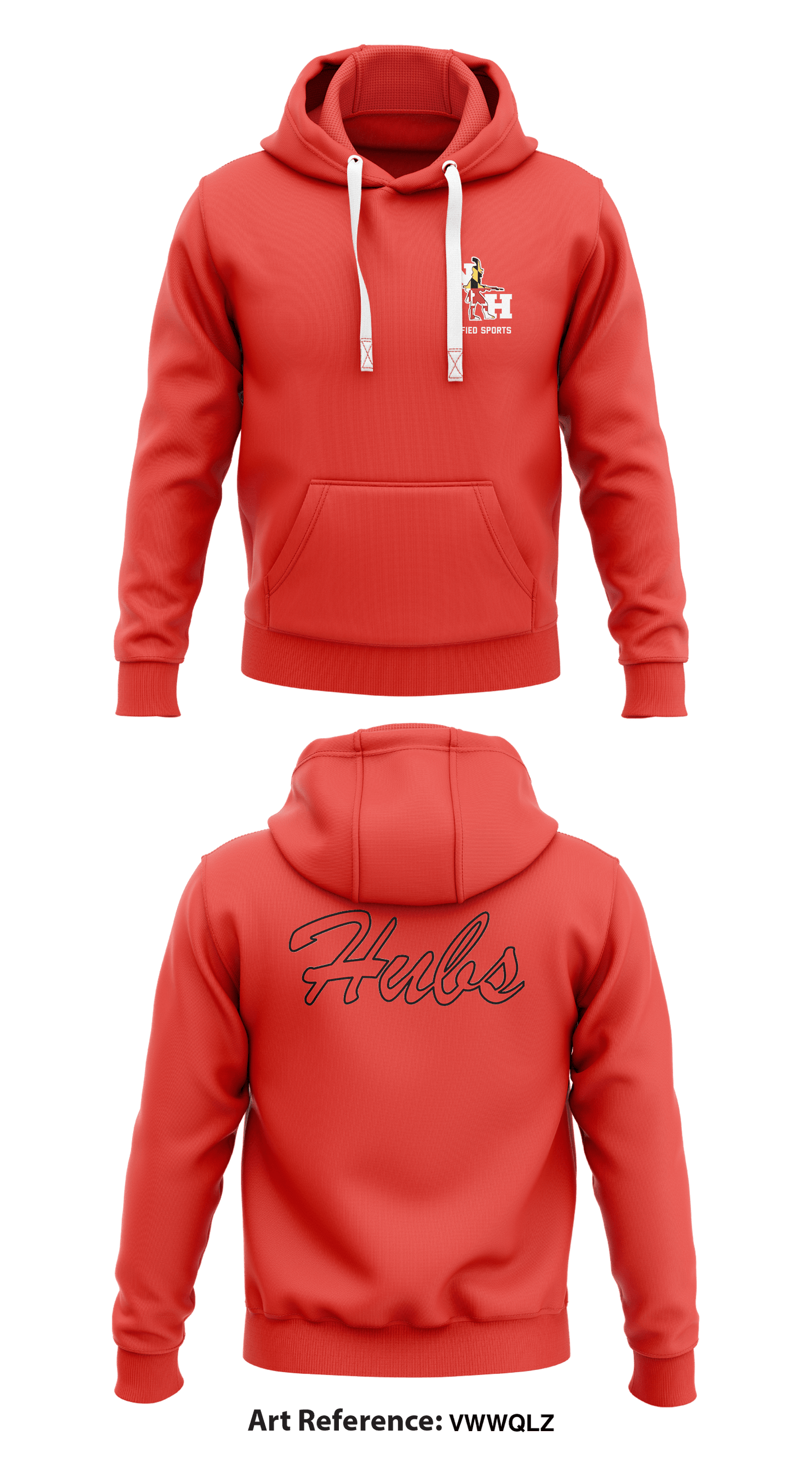 North Hagerstown Hubs Unified Store 1 Core Men's Hooded Performance Sweatshirt - vwwqLZ
