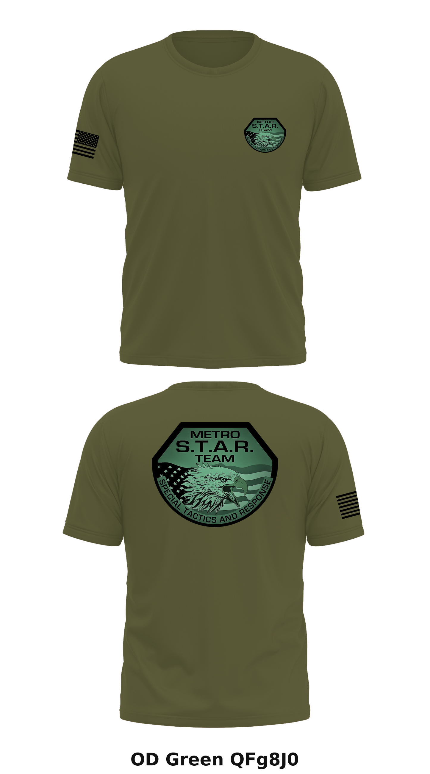 Metro Star Sniper 1 Store 1 Core Men's SS Performance Tee - QFg8J0