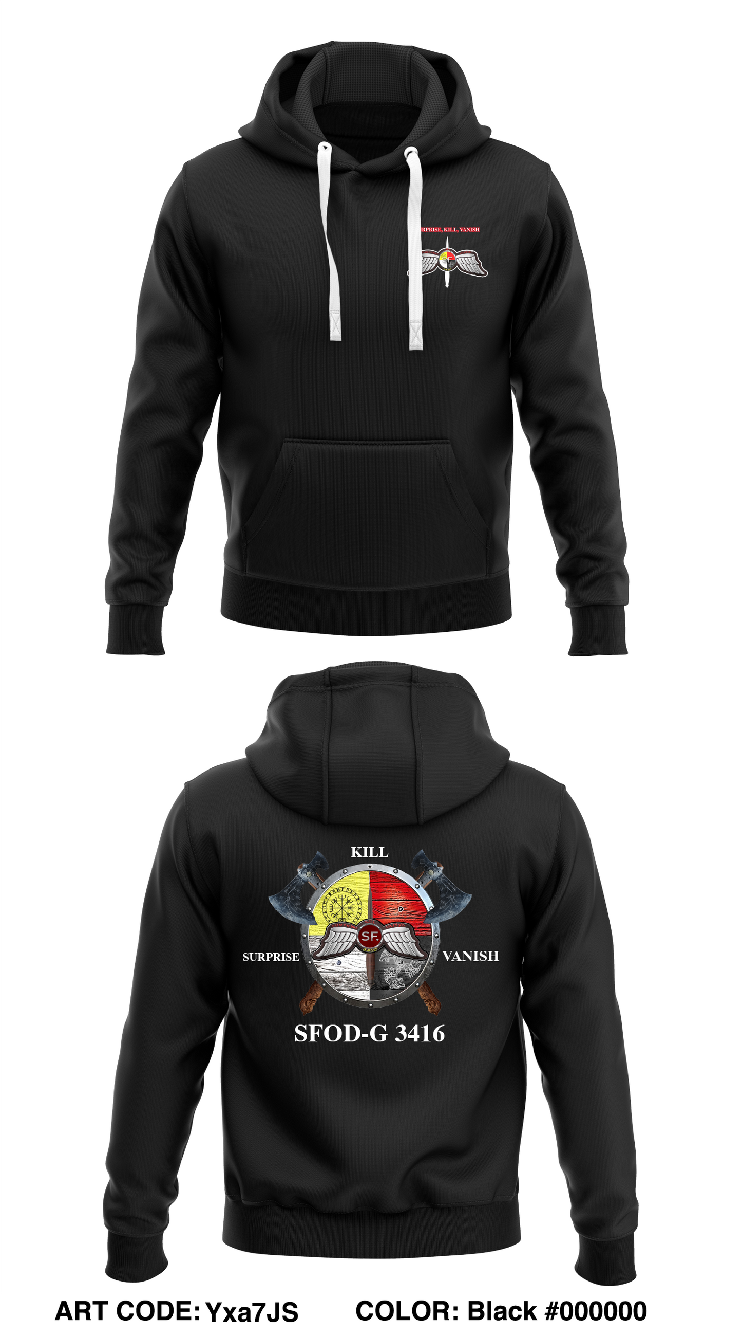 SFODG 3416 Store 1 Core Men's Hooded Performance Sweatshirt - Yxa7JS