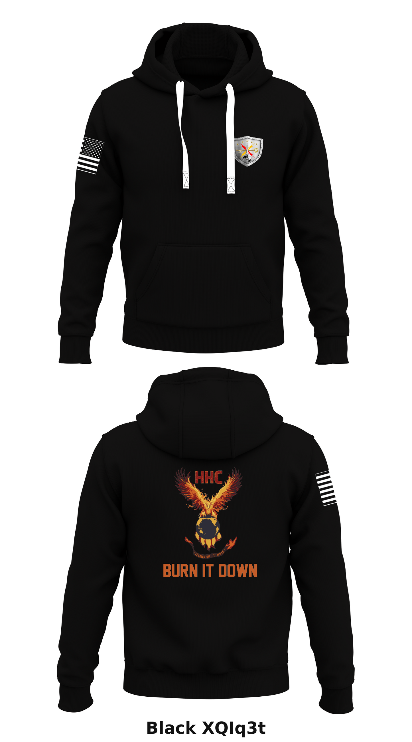 HHC,I2CEWS BN, 1st MDTF Store 1 Core Men's Hooded Performance Sweatshirt - XQIq3t