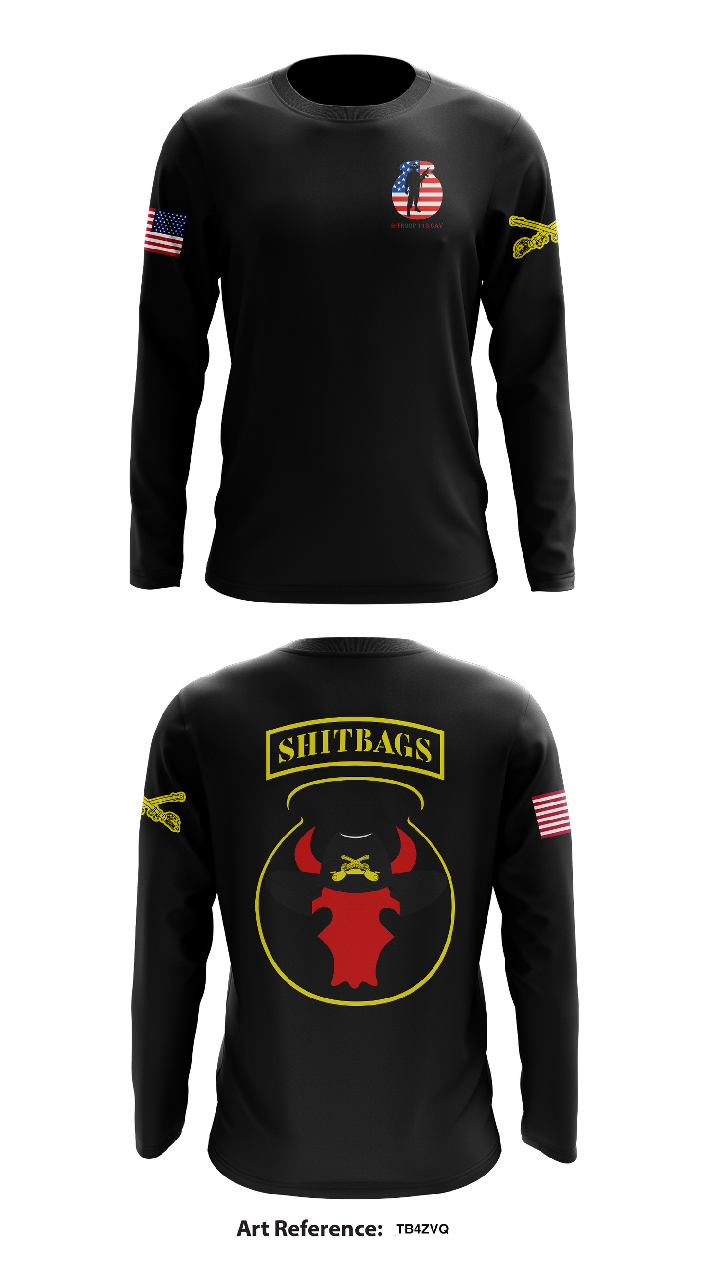 113 CAV Store 2 Core Men's LS Performance Tee - tb4ZvQ