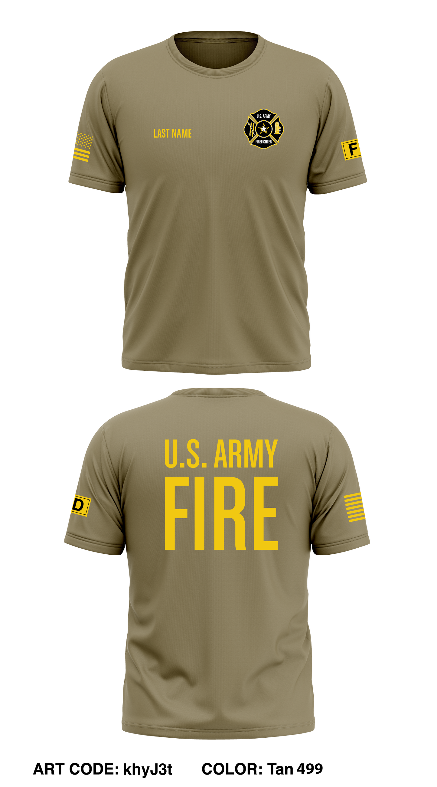 CUSTOM - 63D Firefighters Store 1 Core Men's SS Performance Tee - khyJ3t