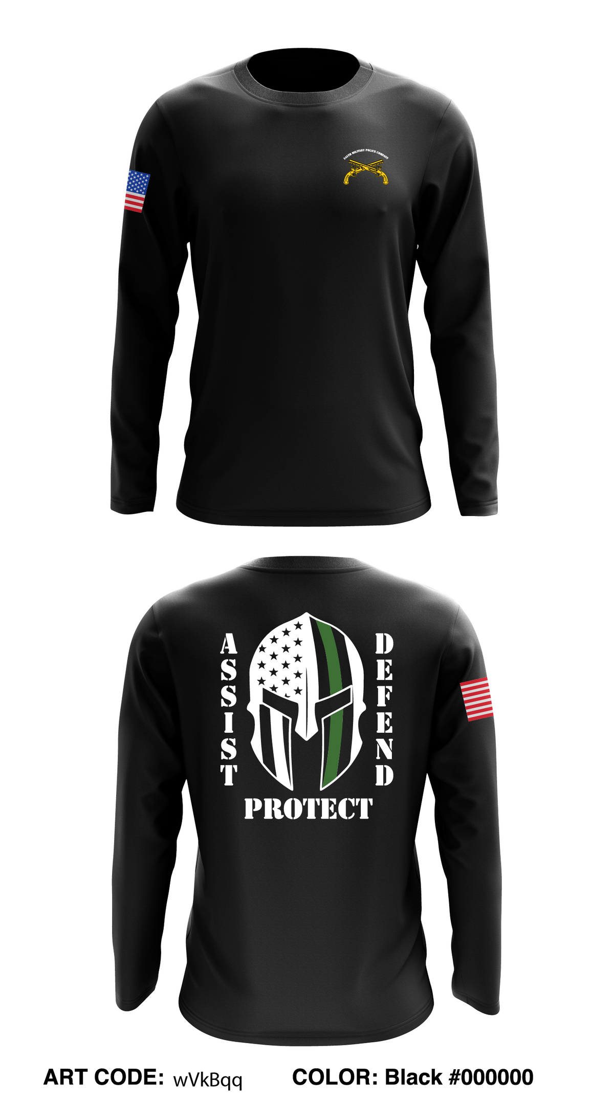 345th Military Police Company Store 1 Core Men's LS Performance Tee - wVkBqq