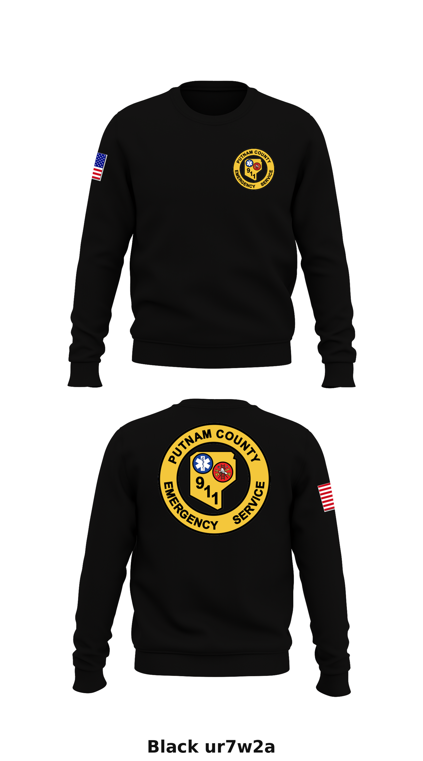 Putnam County EMS Store 1 Core Men's Crewneck Performance Sweatshirt - ur7w2a