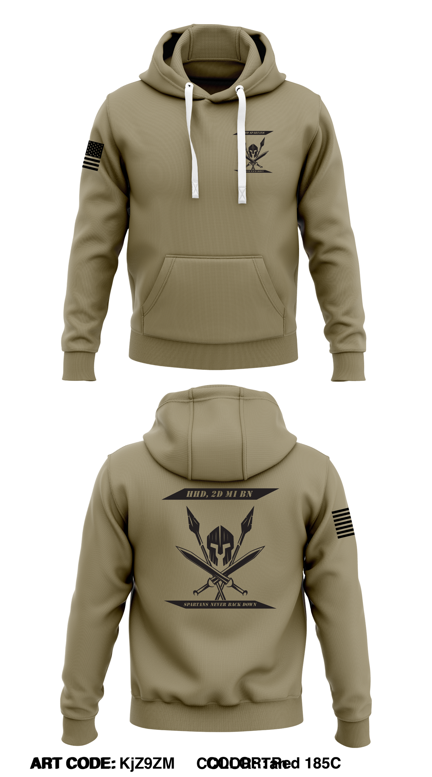 HHD, 2D MI BN, 66TH MI BDE Store 1 Core Men's Hooded Performance Sweatshirt - KjZ9ZM