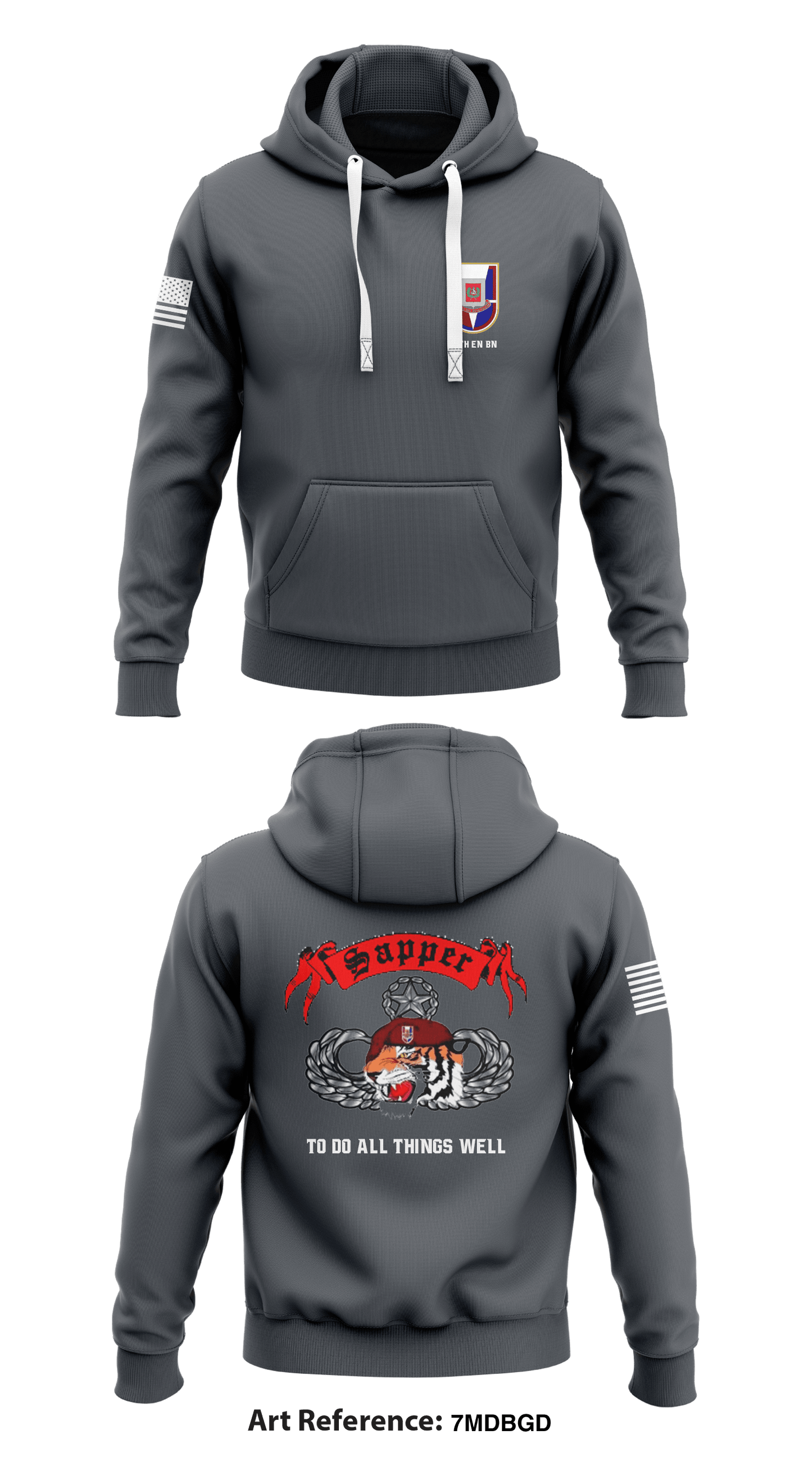 27th EN BN Core Men's Hooded Performance Sweatshirt - 7mDbGD