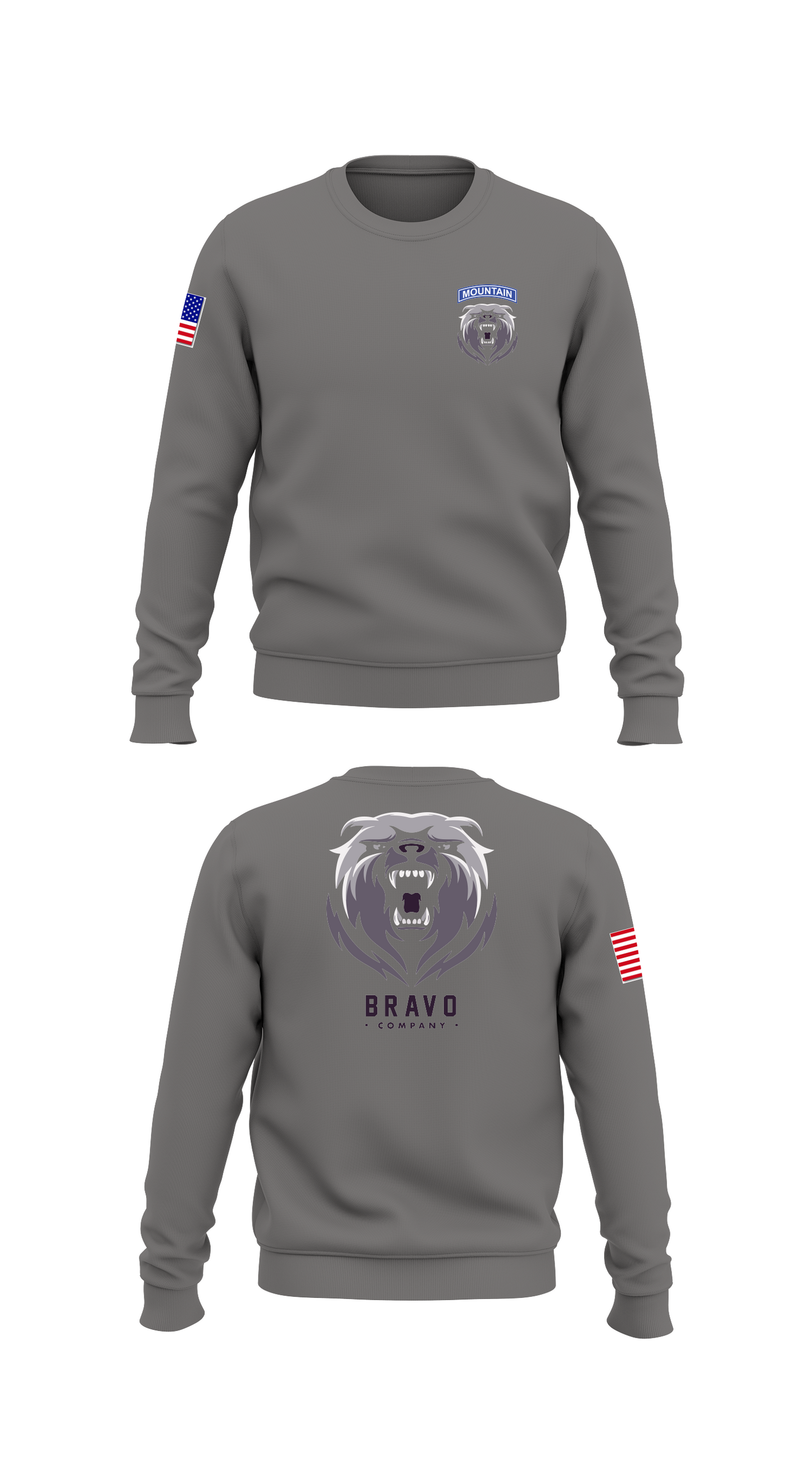 bravo company store 2 Core Men's Crewneck Performance Sweatshirt - 68280480299