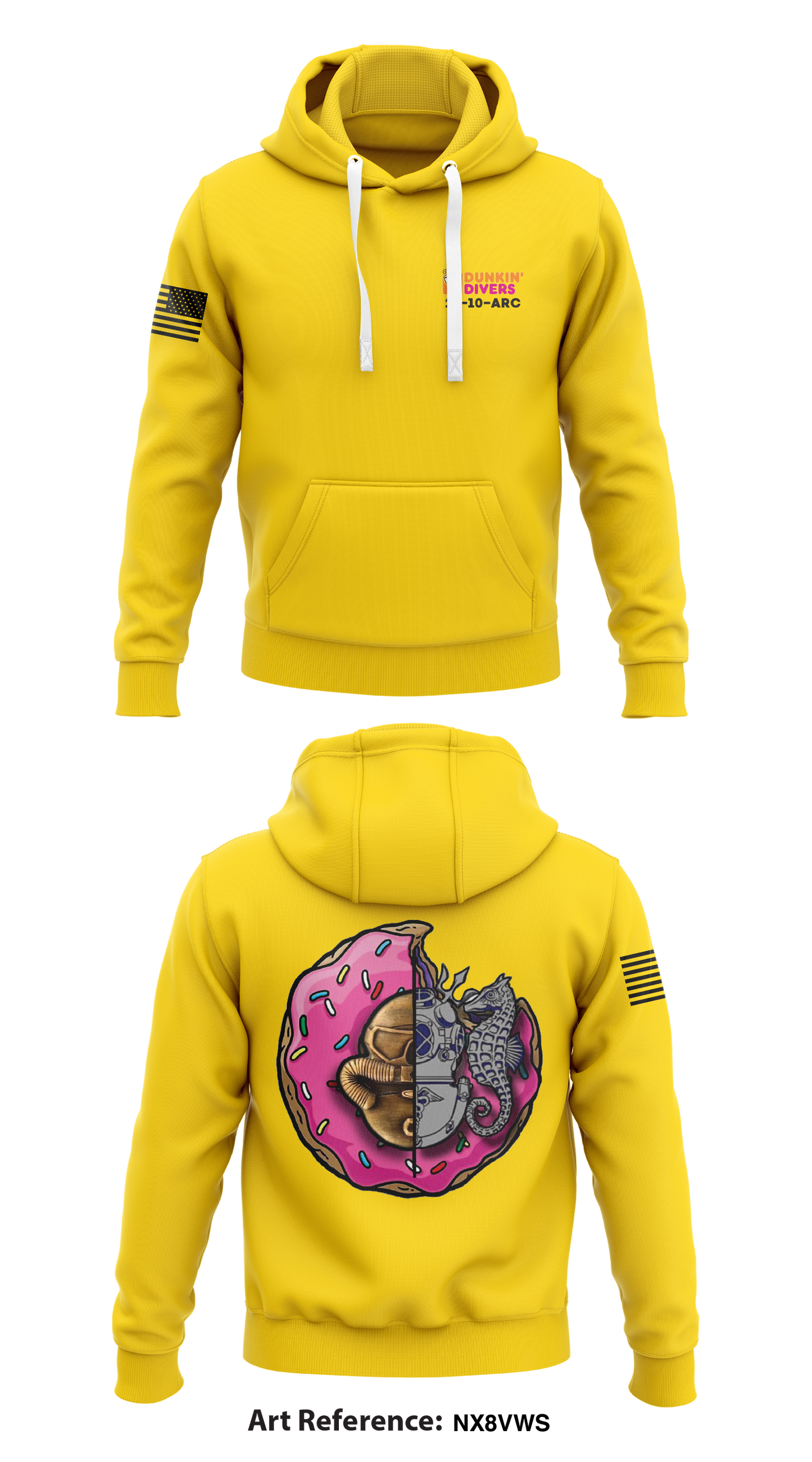 21-1-ARC Store 1 Core Men's Hooded Performance Sweatshirt - thXMCJ