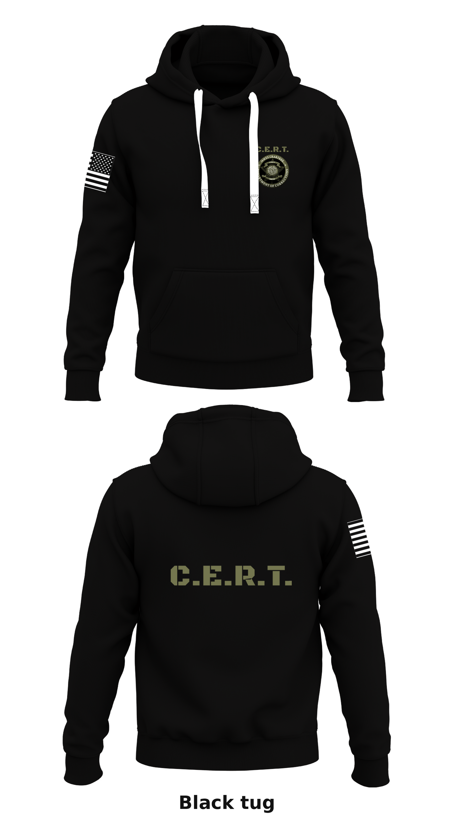 C.E.R.T. Store 1 Core Men's Hooded Performance Sweatshirt - tug