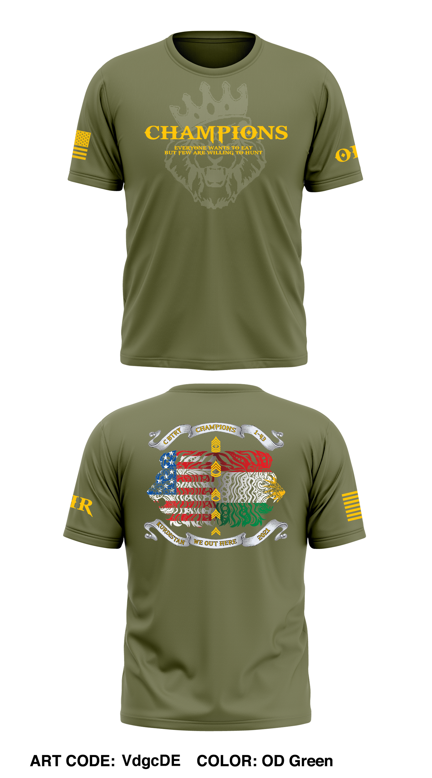 Champions Store 2 Core Men's SS Performance Tee - VdgcDE