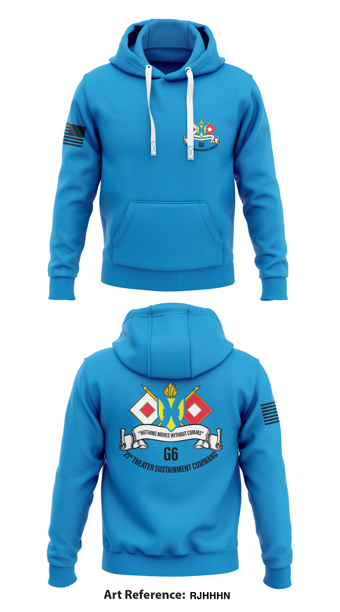 21st Theater Sustainment Command - G6 Store 1 Core Men's Hooded Performance Sweatshirt - Rjhhhn