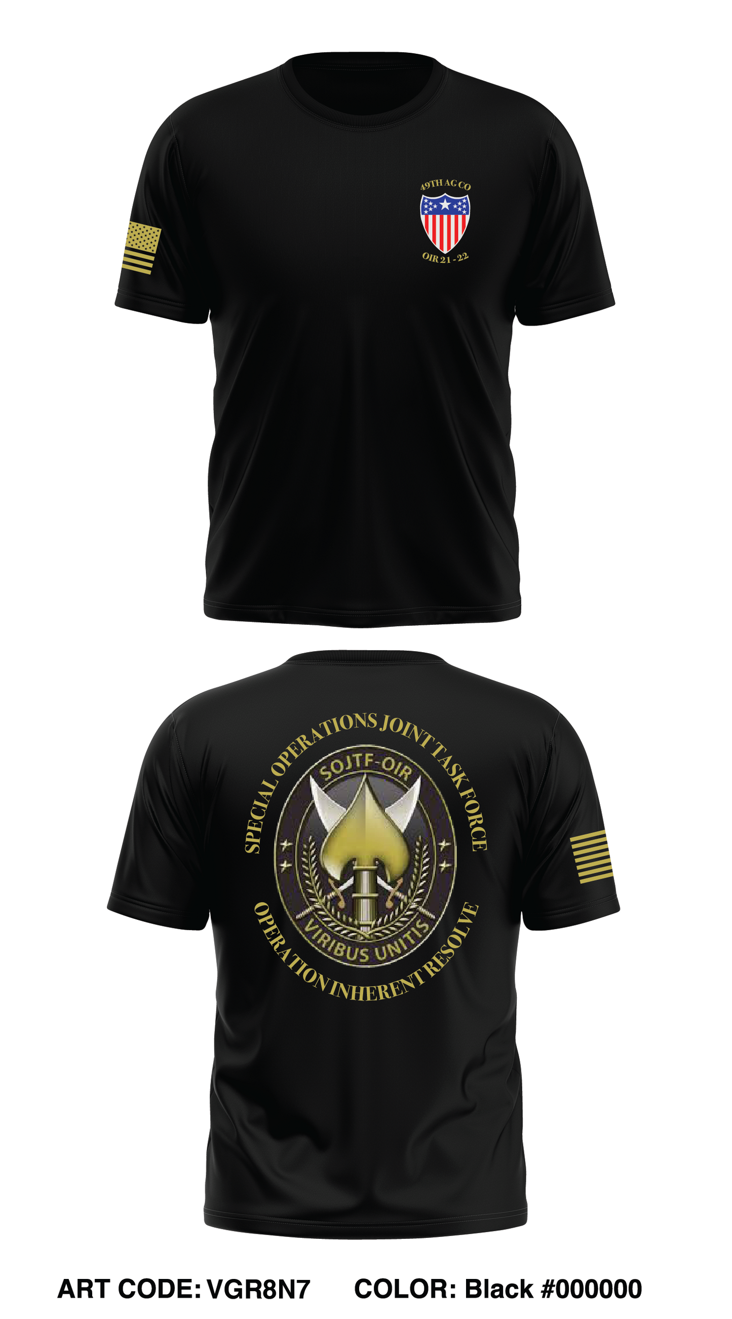 49th AG Co Store 1 Core Men's SS Performance Tee - VGR8N7