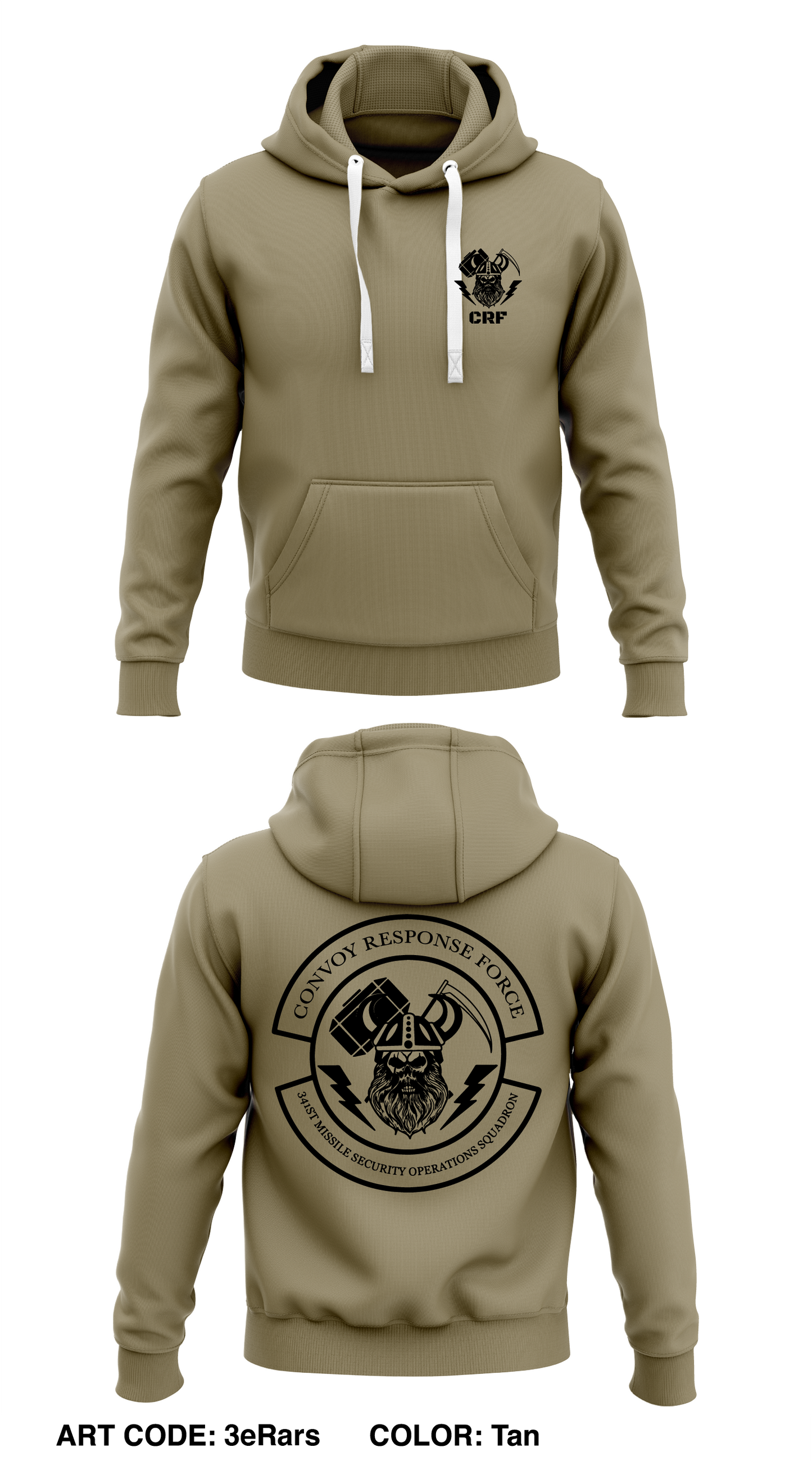 341st Missile Security Operations Squadron Store 1 Core Men's Hooded Performance Sweatshirt - 3eRars