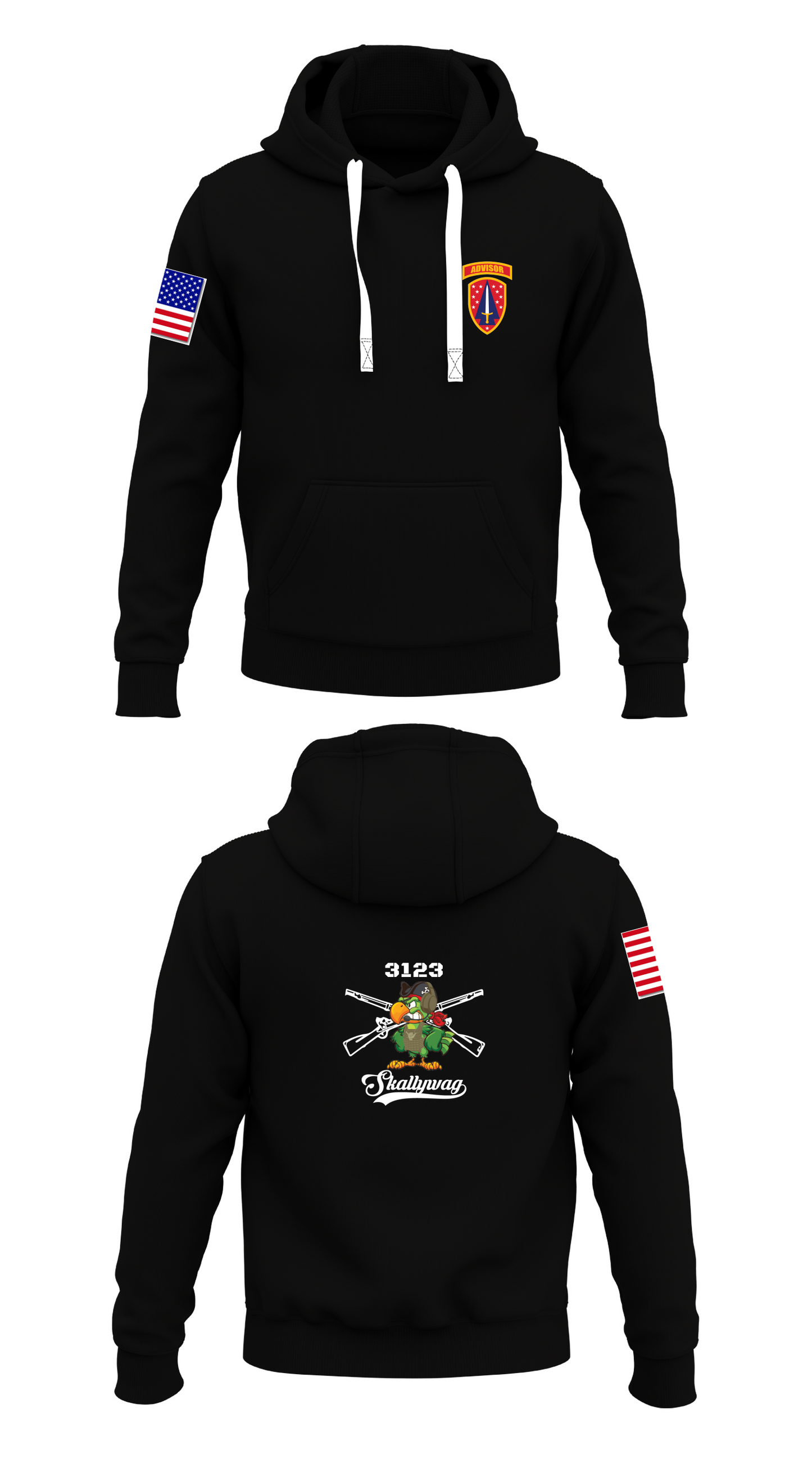 Skallywags Store 1 Core Men's Hooded Performance Sweatshirt - 52837308708