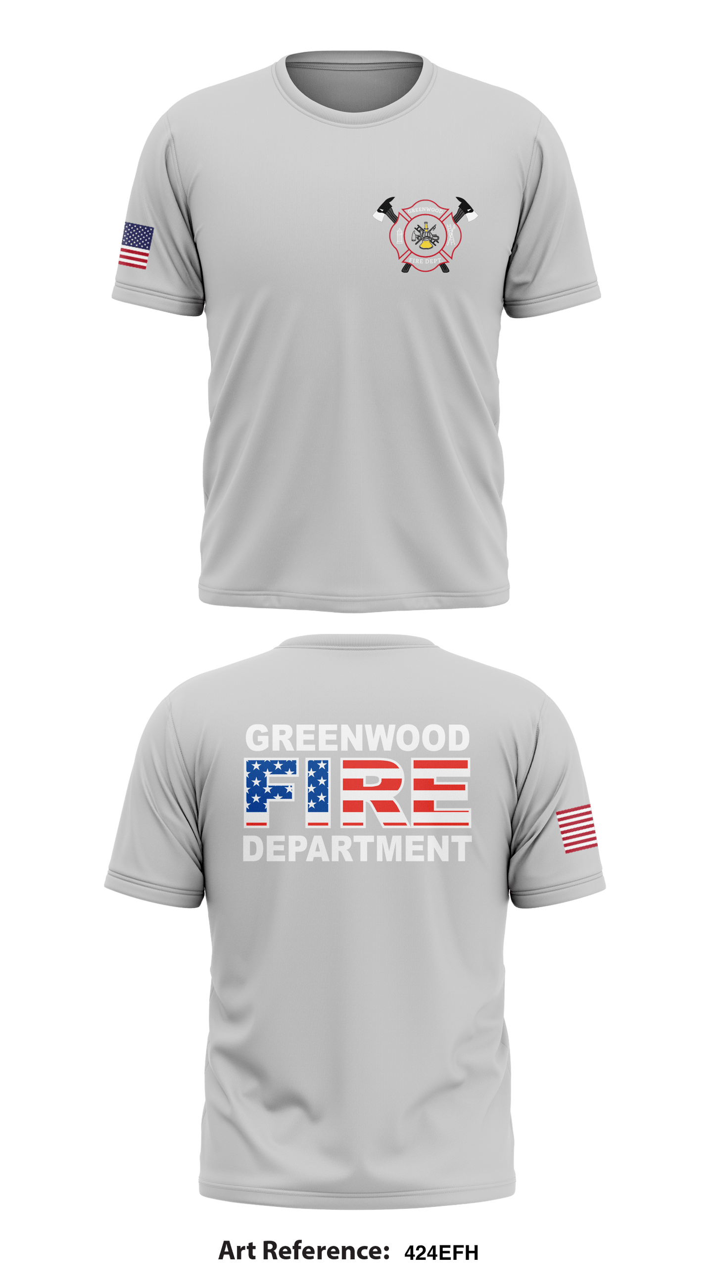 GVFD Store 1 Core Men's SS Performance Tee - 424Efh