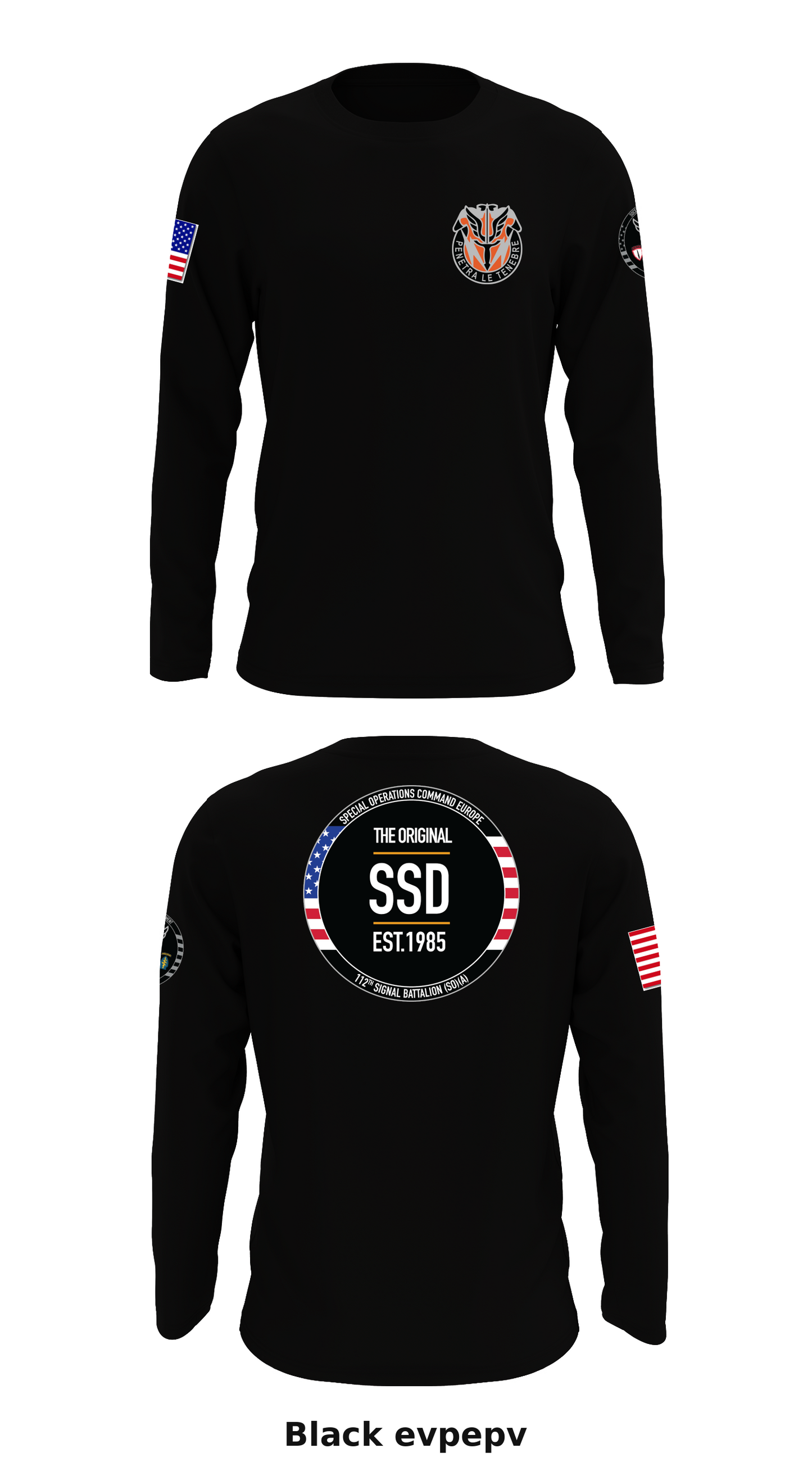112th SOCEUR Signal Detachment Store 1 Core Men's LS Performance Tee - evpepv