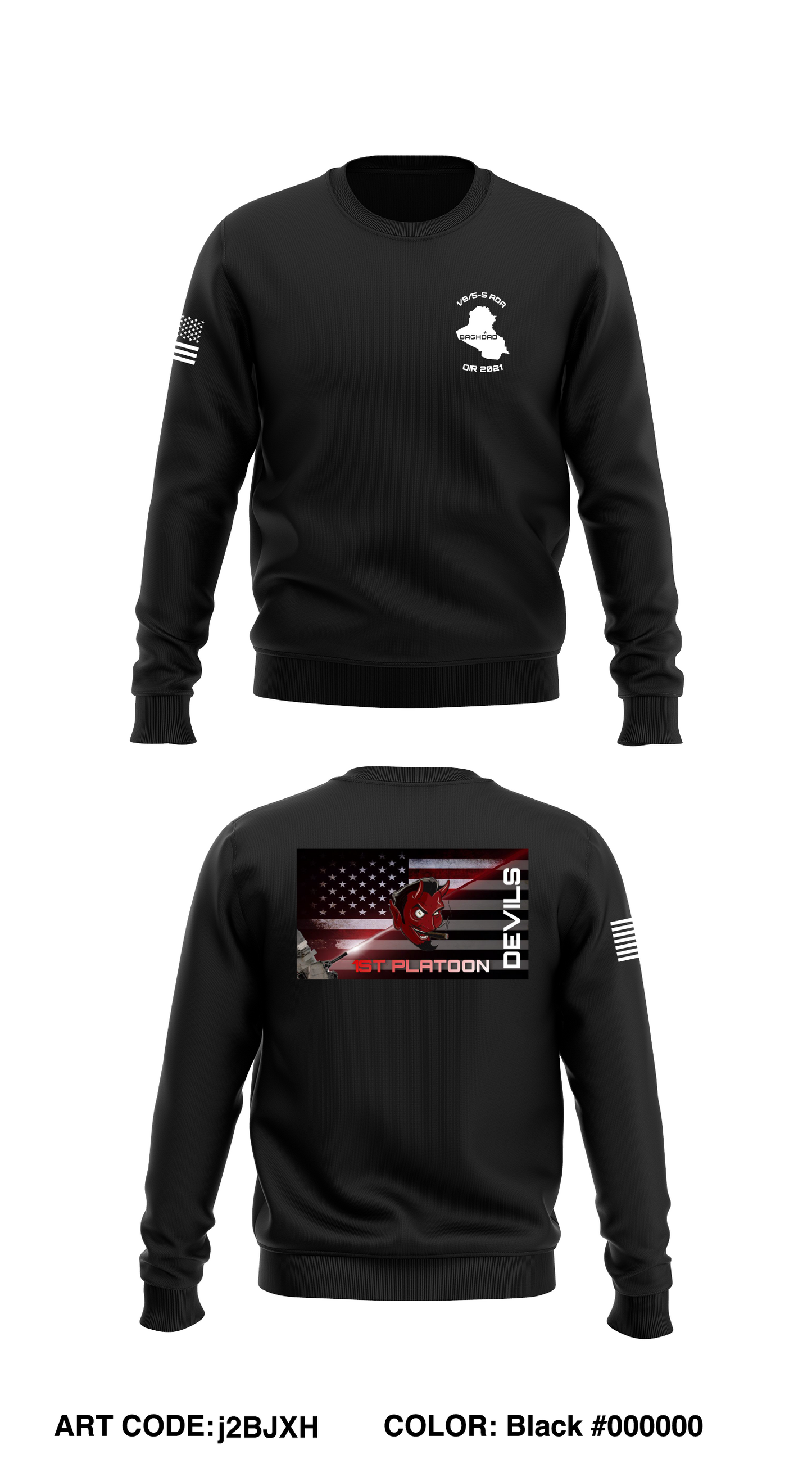 1/B/5-5 ADA Store 1 Core Men's Crewneck Performance Sweatshirt - j2BJXH