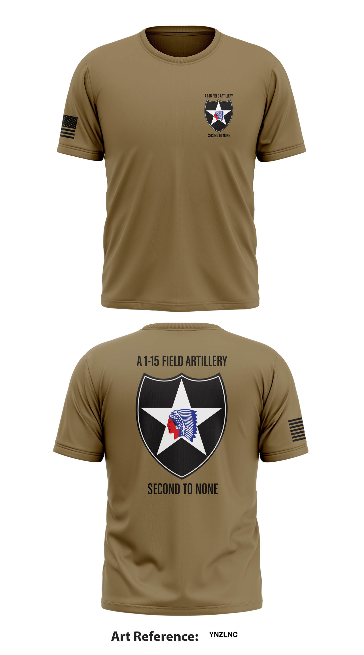 A 1-15 Field Artillery Store 1 Core Men's SS Performance Tee - yNZLNC