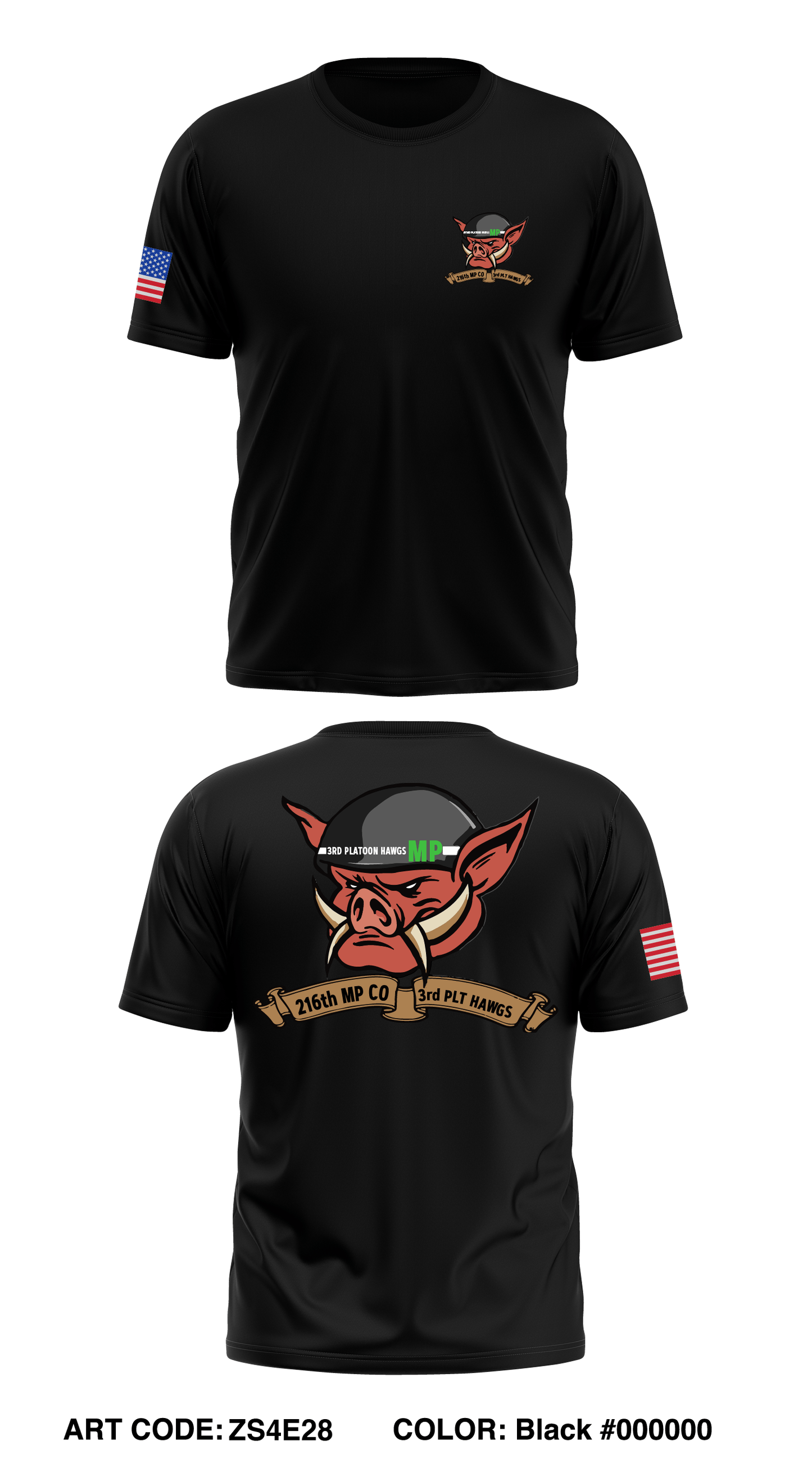 216th Military Police, 3rd Platoon Store 1 Core Men's SS Performance Tee - ZS4E28